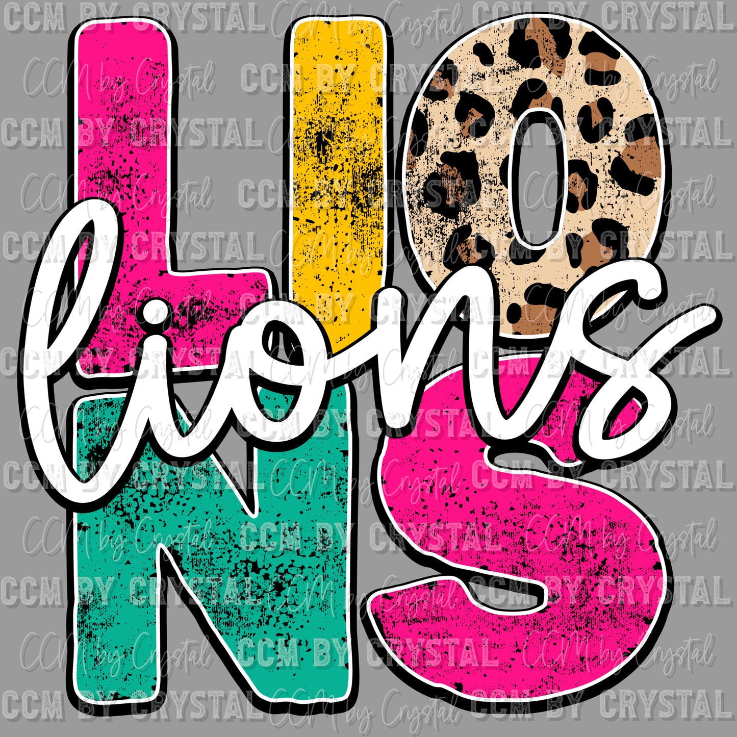 Lions Ready to Press Transfer DTF Transfer Sublimation Transfer