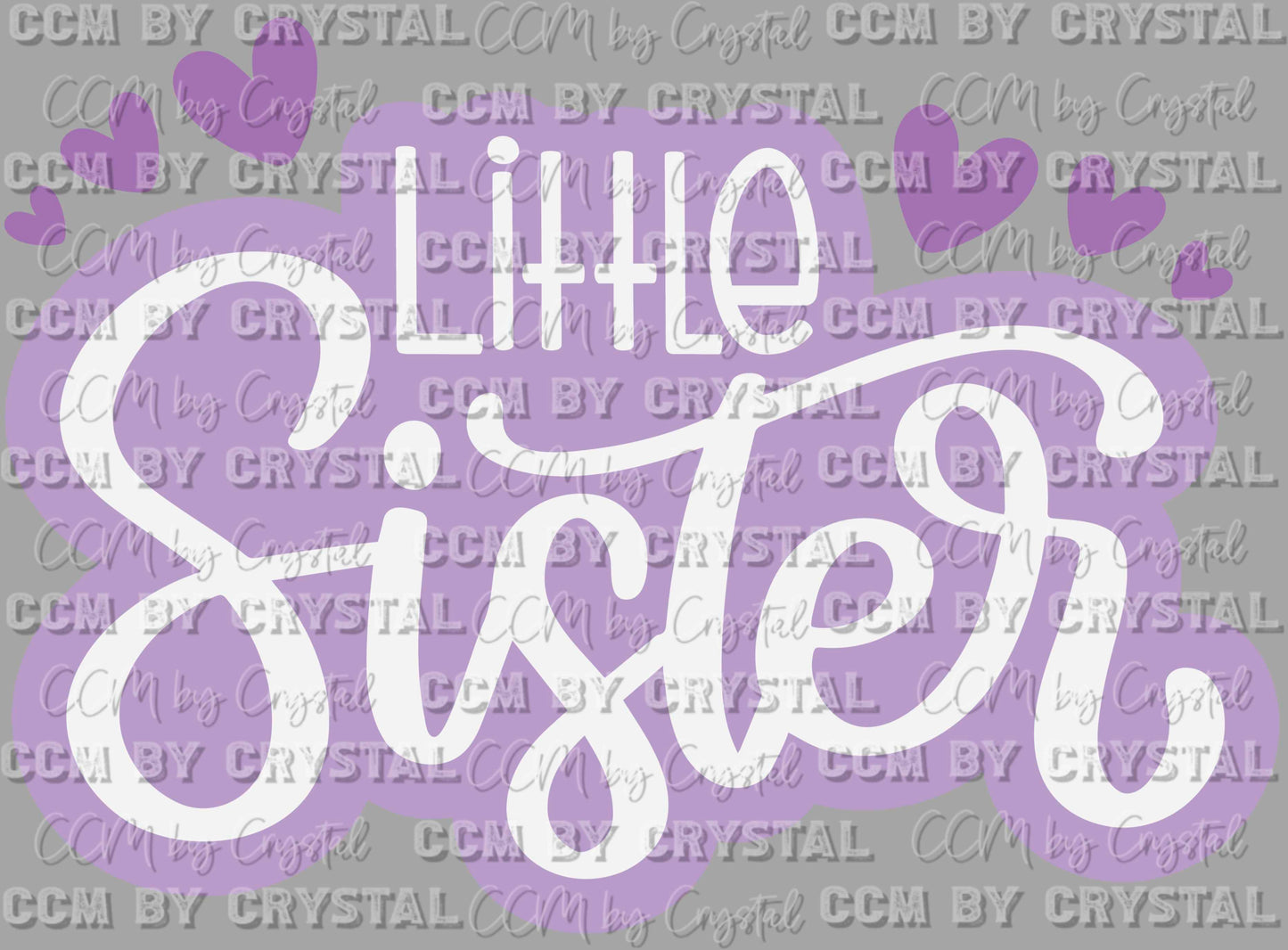 Little Sister Ready to Press Transfer DTF Transfer Sublimation Transfer