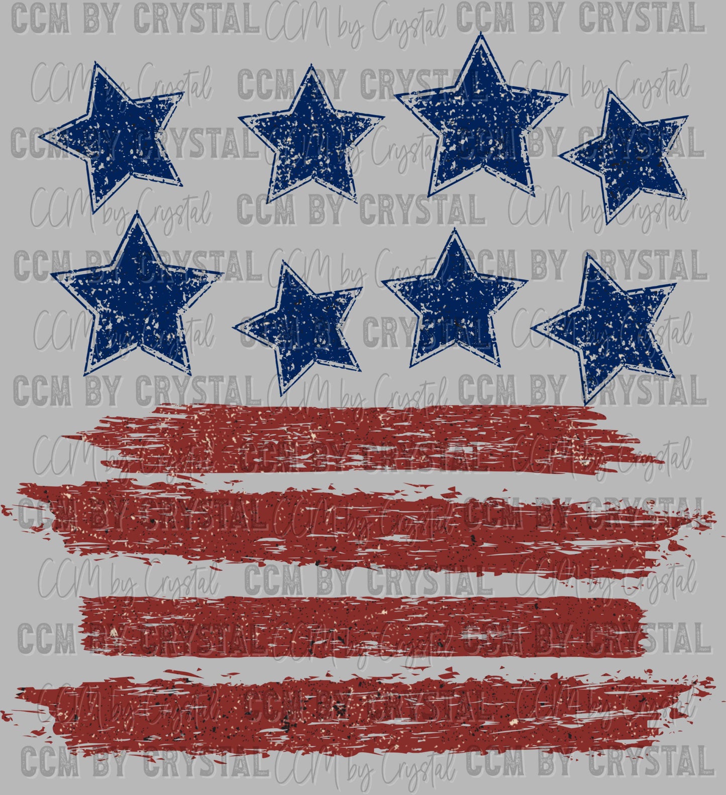 Loves Jesus and America Too Stars and Stripes Pocket Ready to Press Transfer DTF Transfer Sublimation Transfer