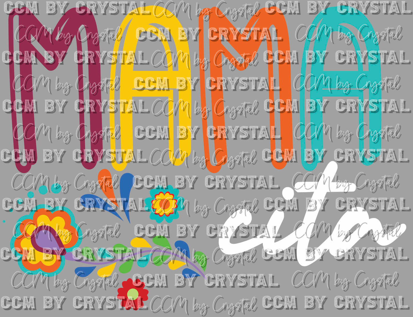 Mamacita Cinco De Mayo Ready to Press Transfer DTF Transfer Sublimation Transfer
