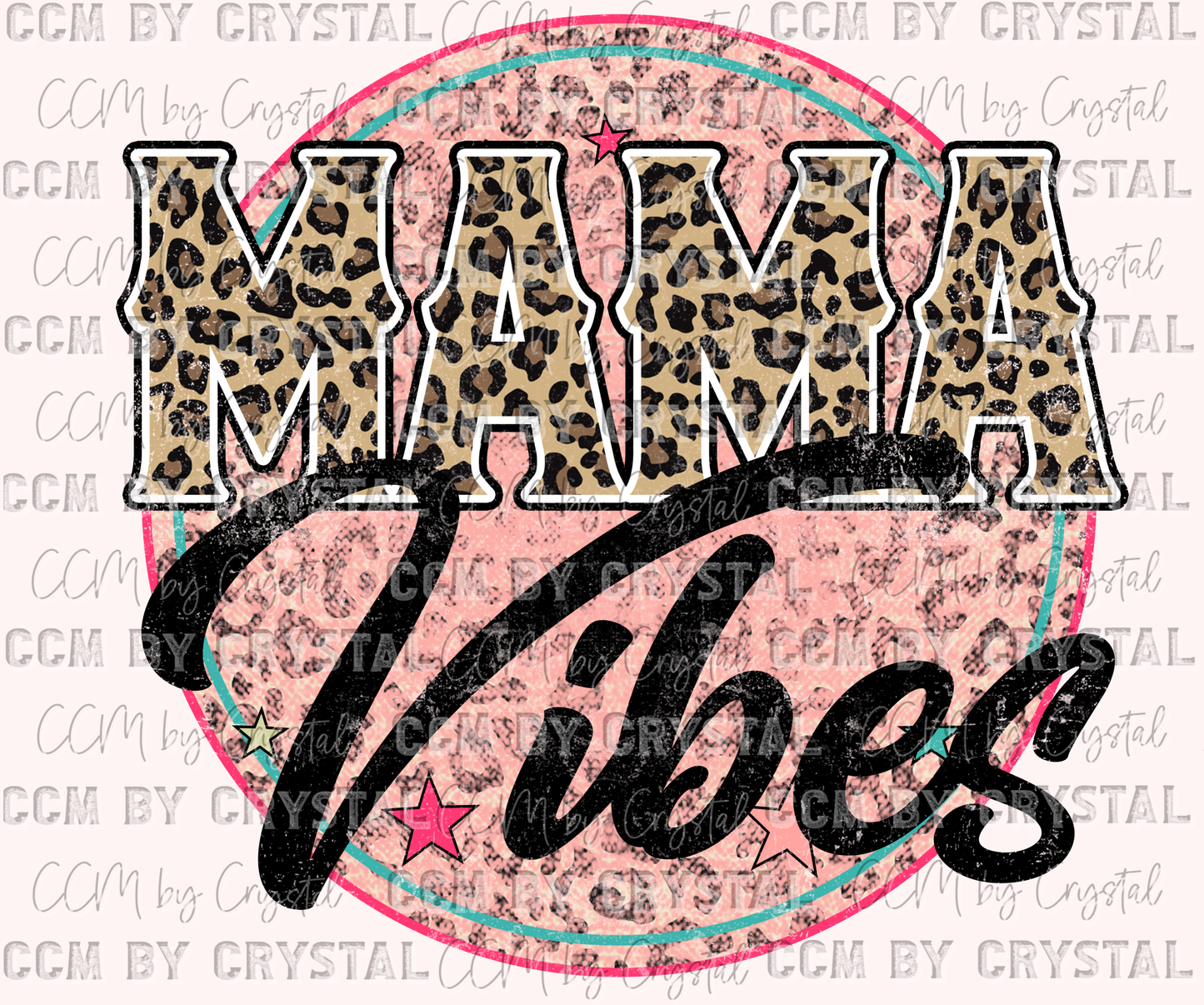 Mama Vibes Leopard Ready to Press Transfer