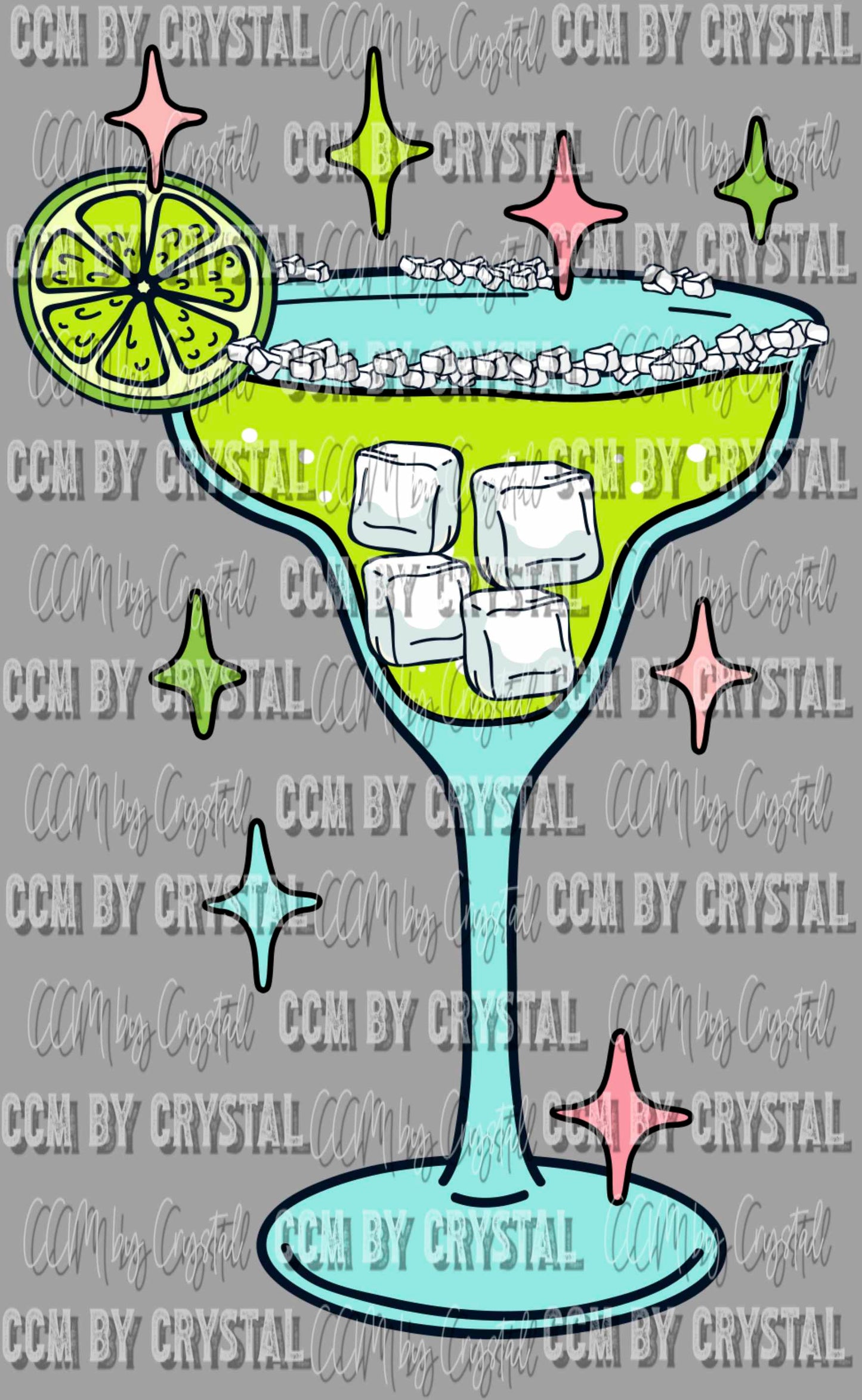 Margarita Fiesta Cinco de Mayo Pocket Ready to Press Transfer DTF Transfer Sublimation Transfer