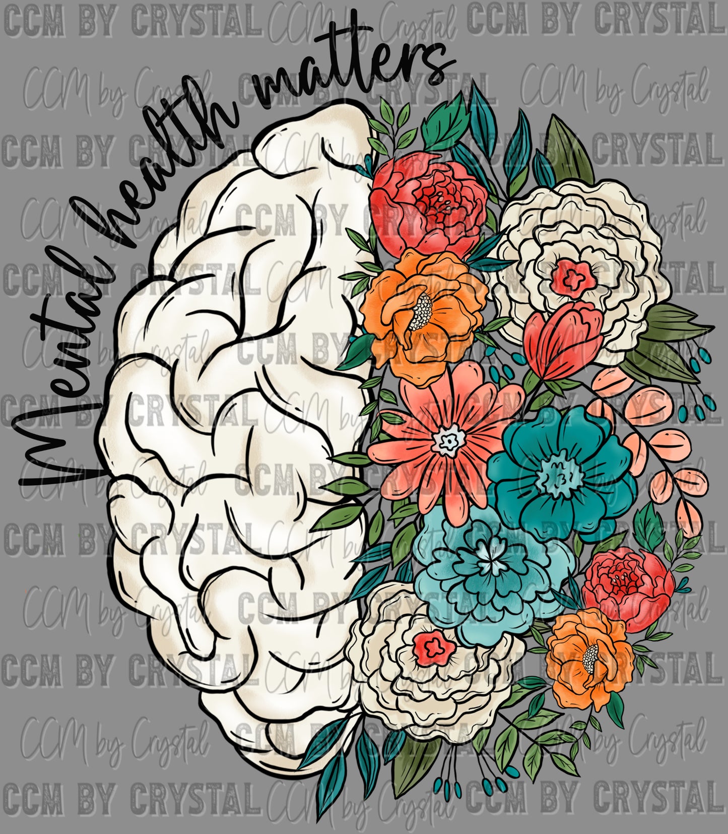Mental Health Matters Ready to Press Transfer DTF Transfer Sublimation Transfer