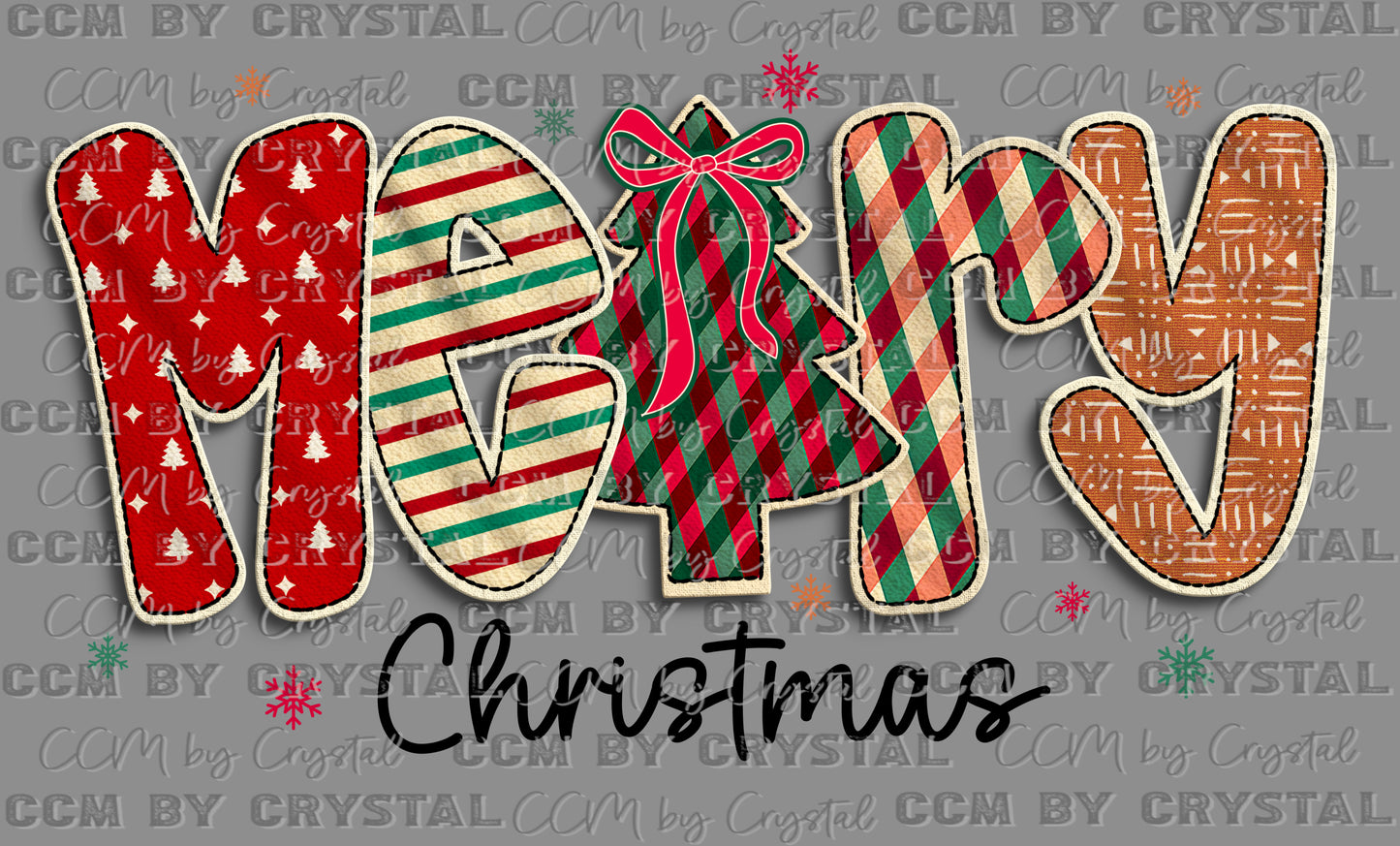 Merry Christmas Ready to Press Transfer DTF Transfer Sublimation Transfer