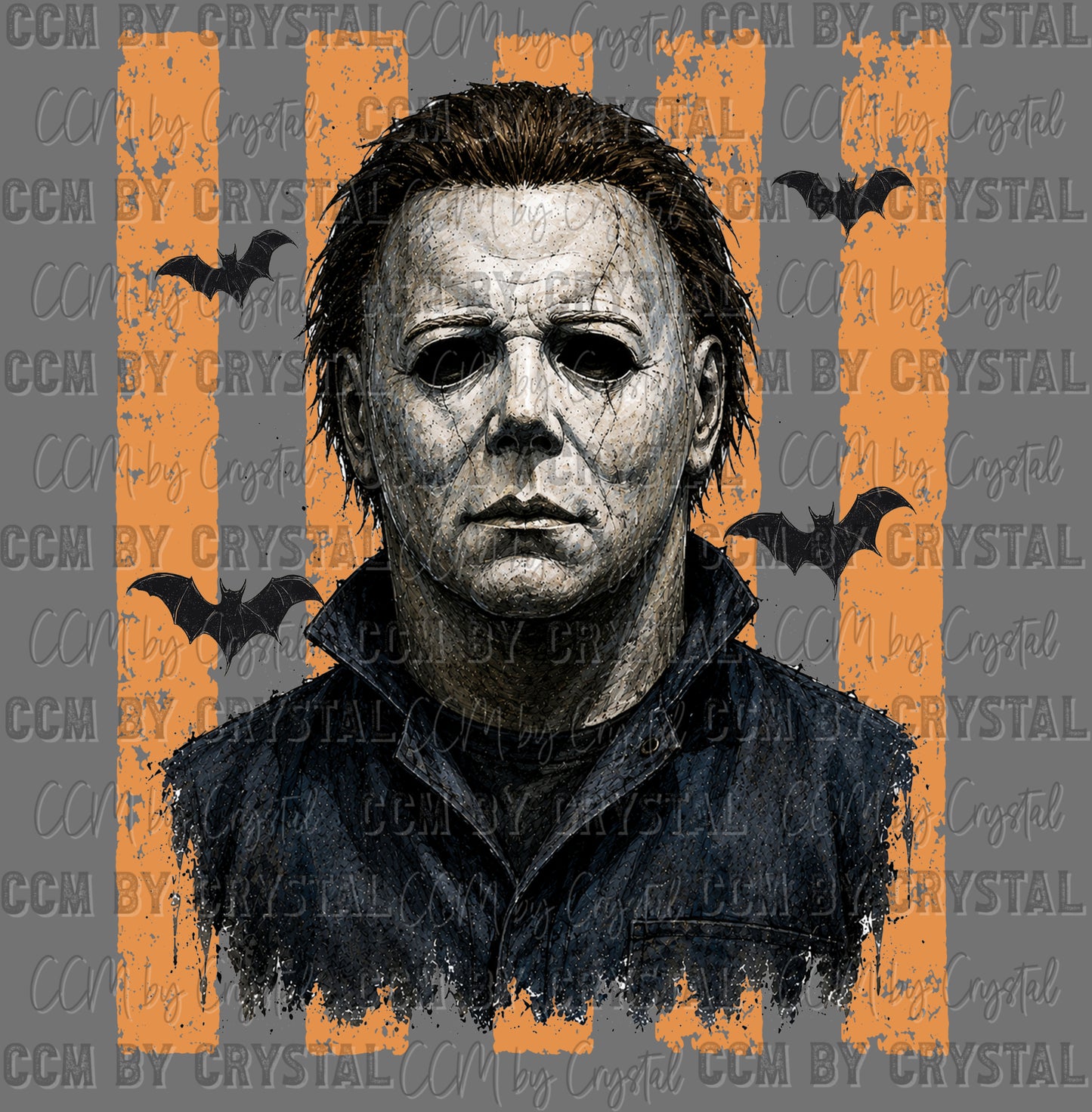 Jumpsuit Mask Halloween Ready to Press DTF Transfers Sublimation Transfers
