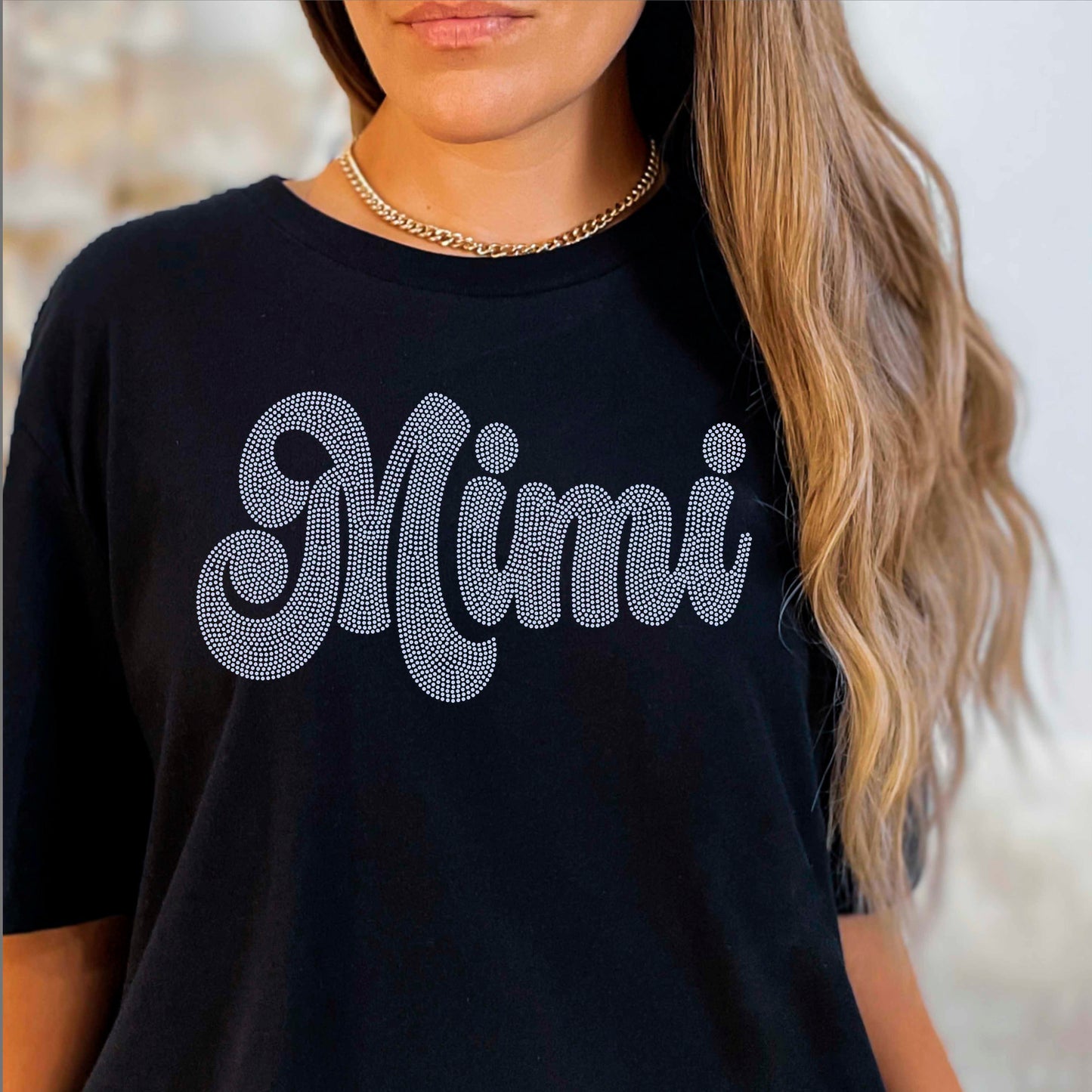 Mimi 11" 1-Color Ready to Press Spangle Transfer Bling Transfer Sparkle Transfer