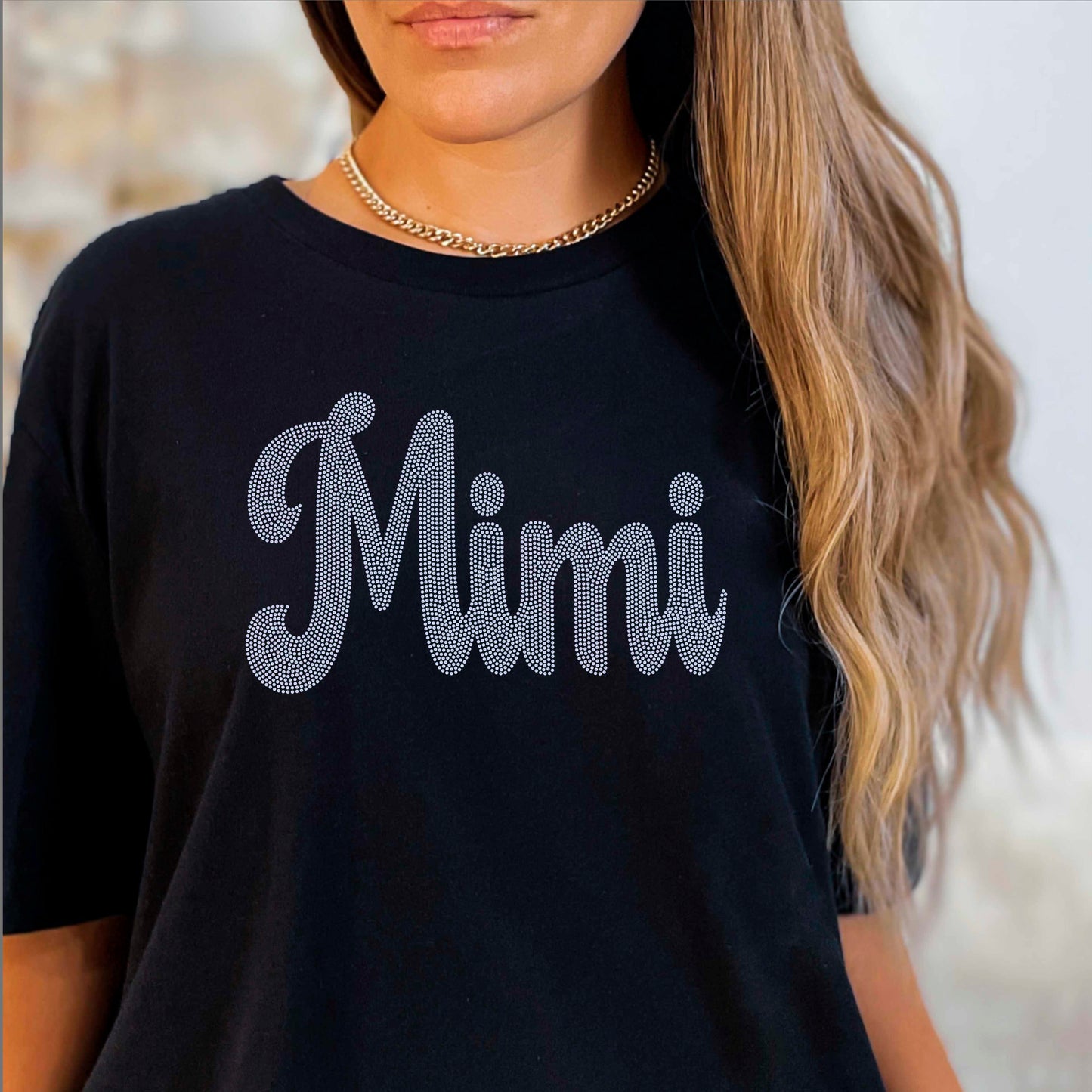 Mimi 11" 1-Color Ready to Press Spangle Transfer Bling Transfer Sparkle Transfer