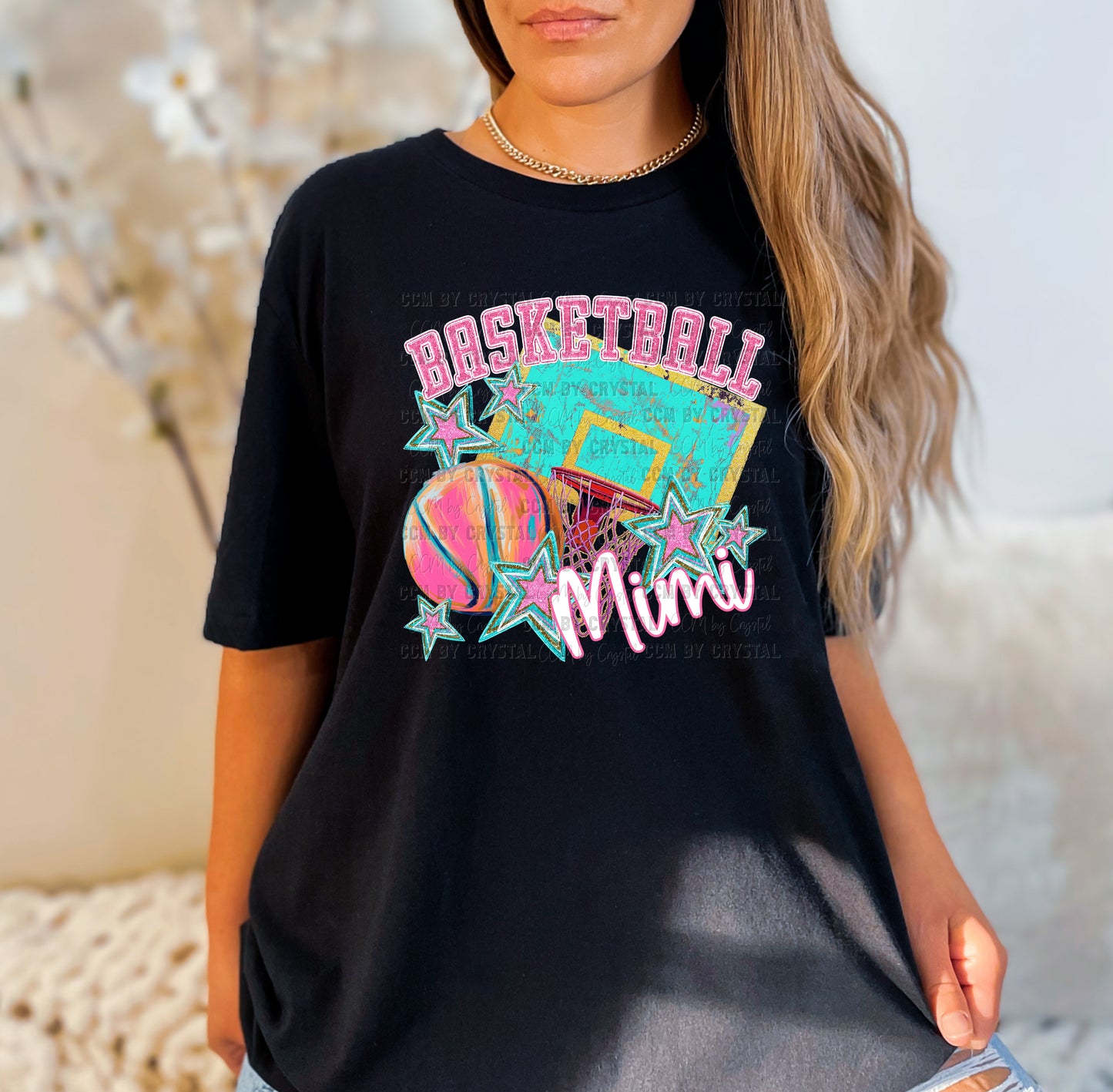 Basketball Mimi Ready to Press Transfer Instant Peel DTF Transfer Sublimation Transfer