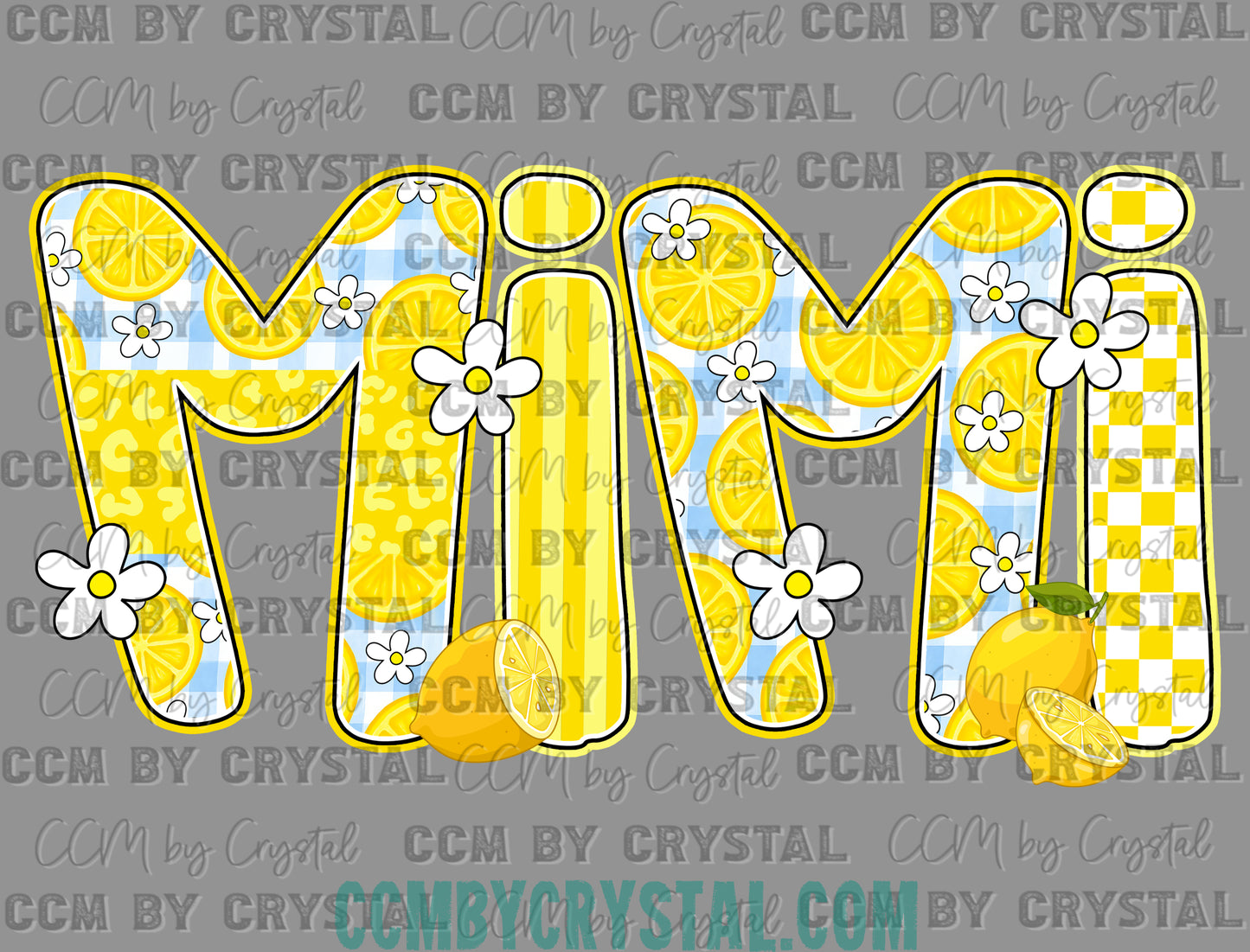 Mini Lemons Summer Ready to Press Transfer DTF Transfer Sublimation Transfer