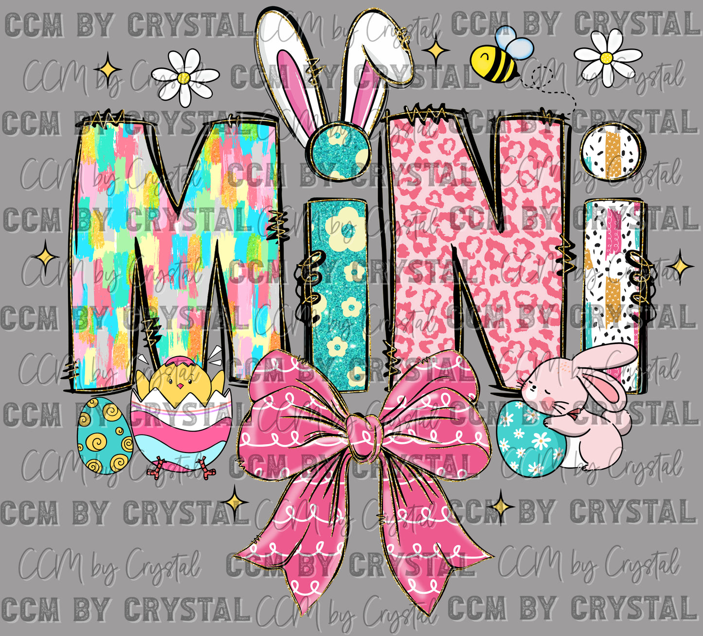 Mini Easter Ready to Press Transfer DTF Transfer Sublimation Transfer