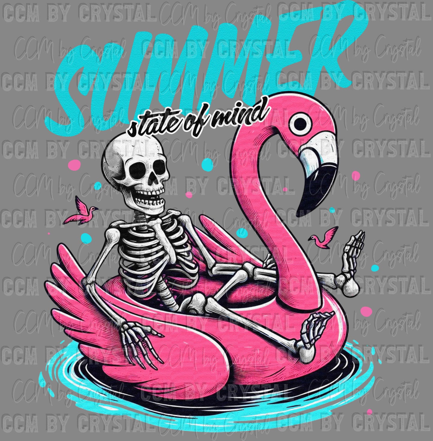 Summer State of Mind Ready to Press Transfer DTF Transfer Sublimation Transfer