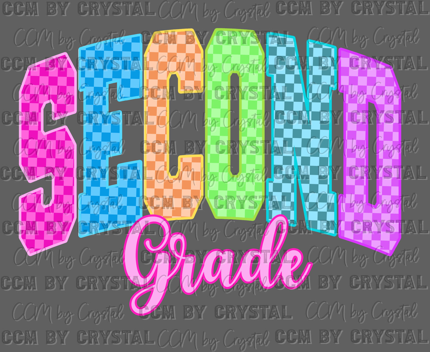 Second Grade Back to School Ready to Press Transfer DTF Transfer Sublimation Transfer