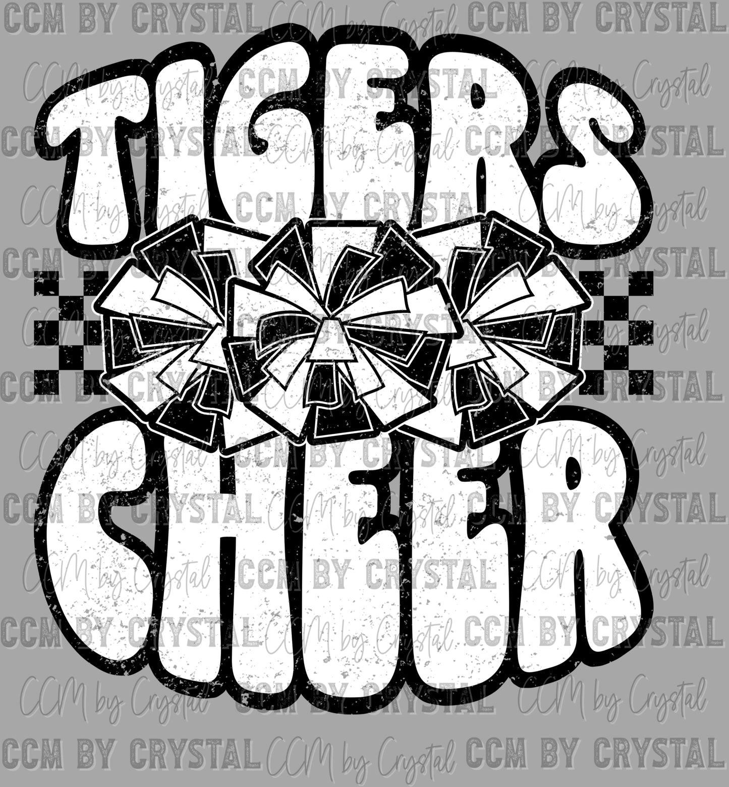 Tigers Cheer DTF Transfer Sublimation Transfer