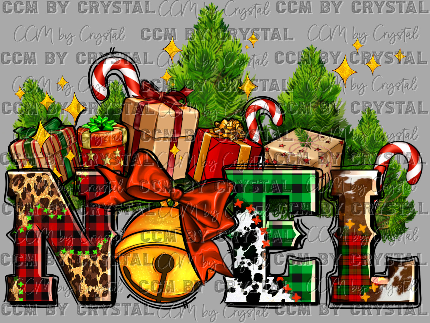 Christmas Noel Ready to Press Transfer DTF Transfer Sublimation Transfer