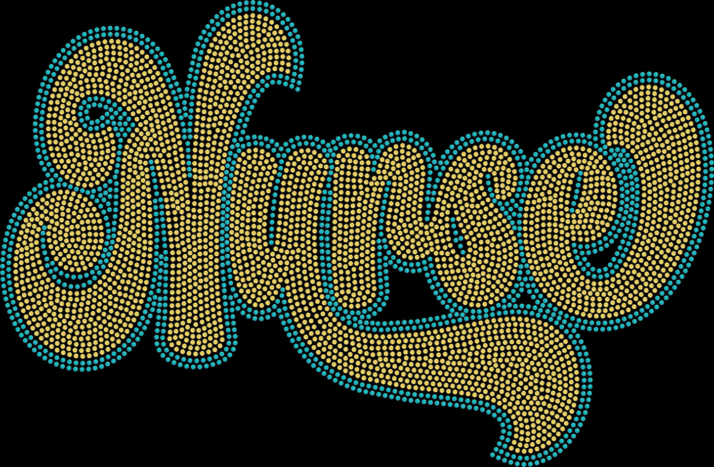 Nurse 2-Color Approximately 11" wide Spangle Transfer