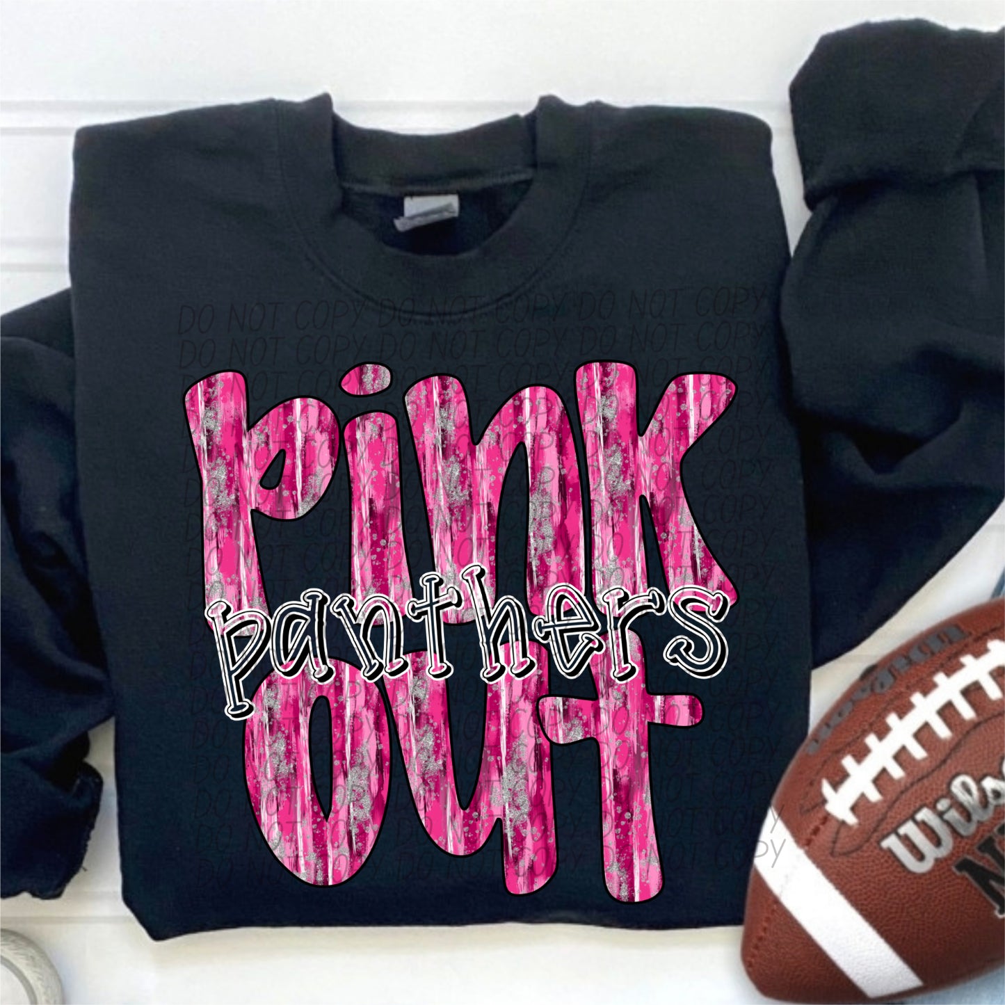 Pink Out Panthers Ready to Press Transfer DTF Transfer Sublimation Transfer