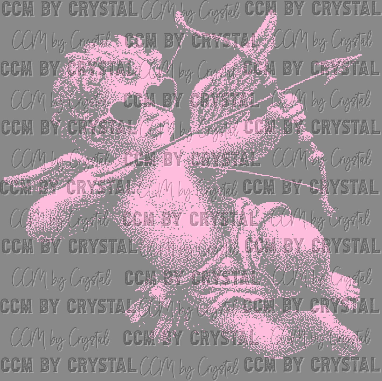 Pink Cupid Valentines Day Ready to Press DTF Transfers Sublimation Transfers