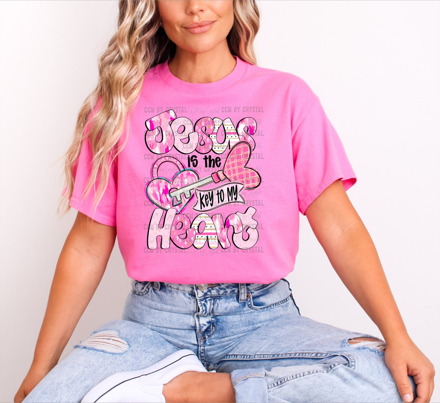 Valentines Day Jesus is the Key to My Heart T-Shirt