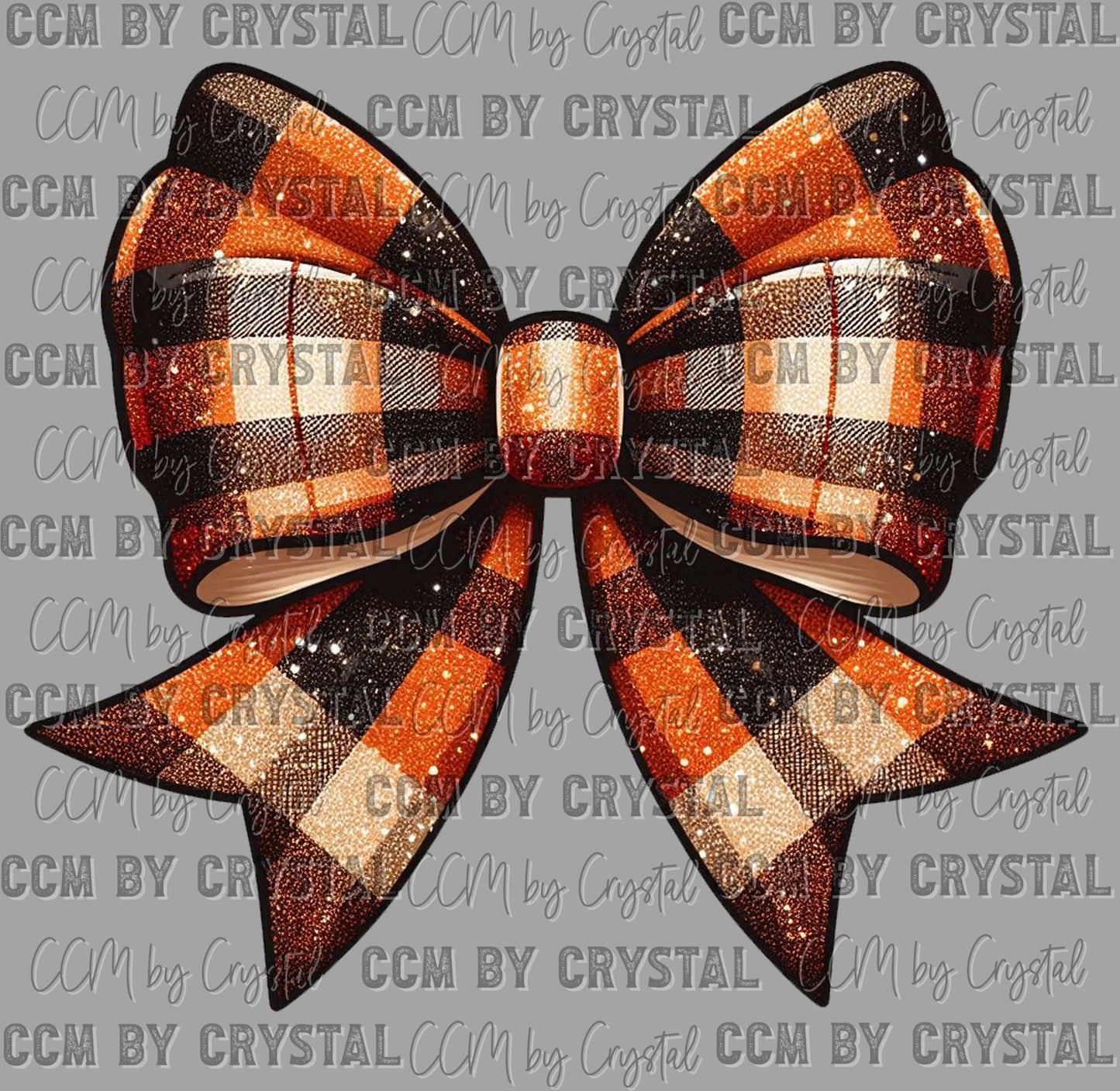 Plaid Bow Ready to Press Transfer DTF Transfer Sublimation Transfer