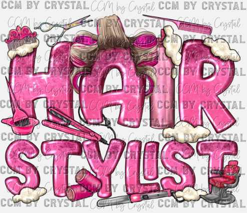 Hair Stylist Ready to Press Transfer