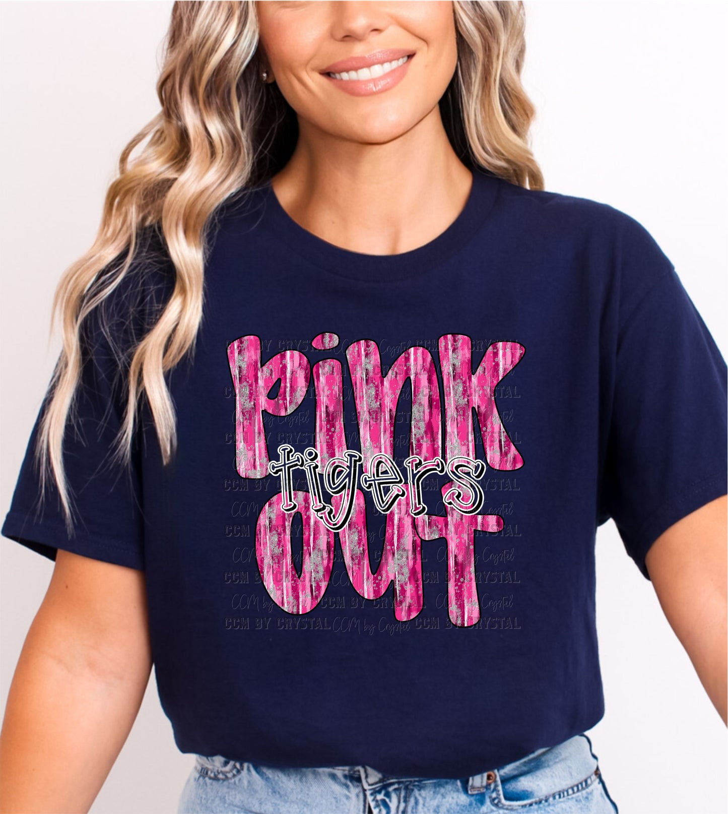 Pink Out Tigers Gildan Softstyle T-Shirt