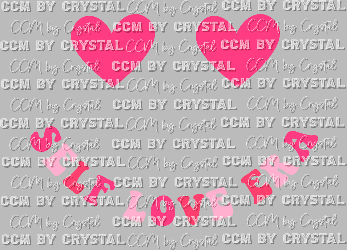 Pocket to "My Self Love Era" Valentine's Day Club Ready To Press Transfer DTF Sublimation