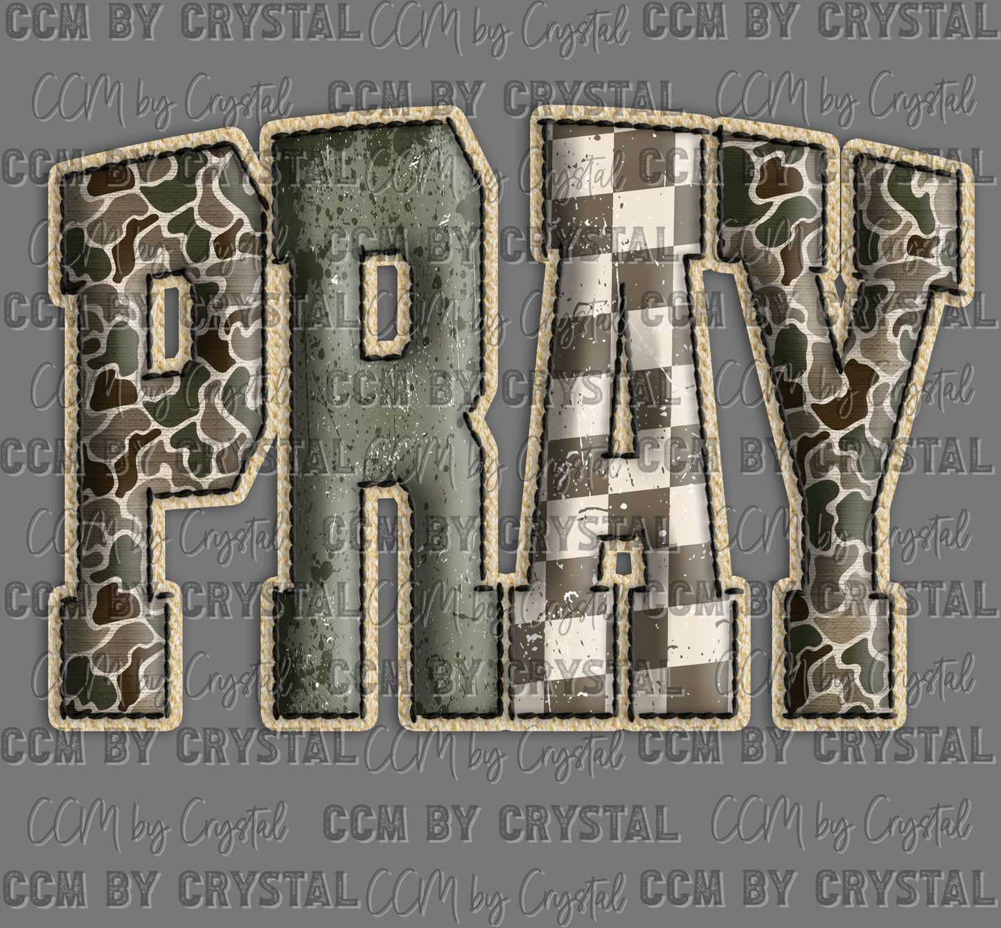 Pray Camo Faith Religious Ready to Press DTF Transfers Sublimation Transfers