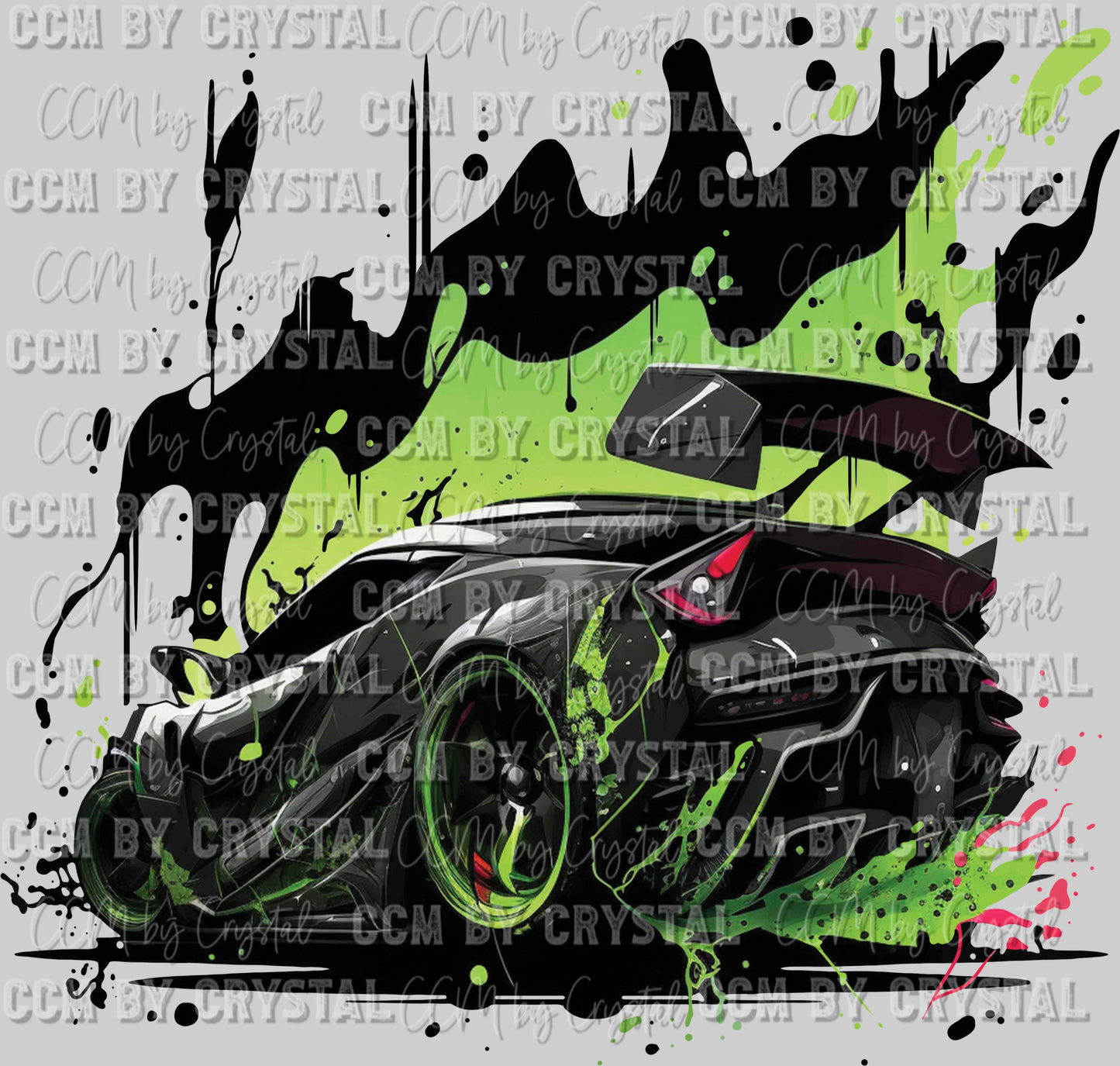 Race Car Ready to Press Transfer DTF Transfer Sublimation Transfer