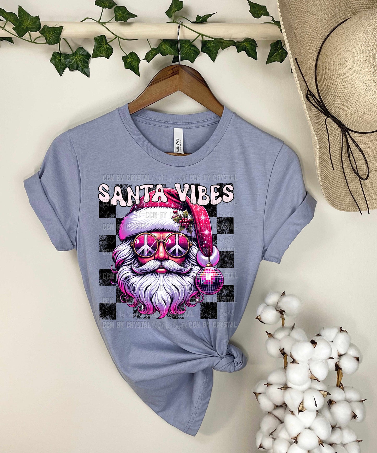 Santa Vibes Christmas Ready to Press Transfer