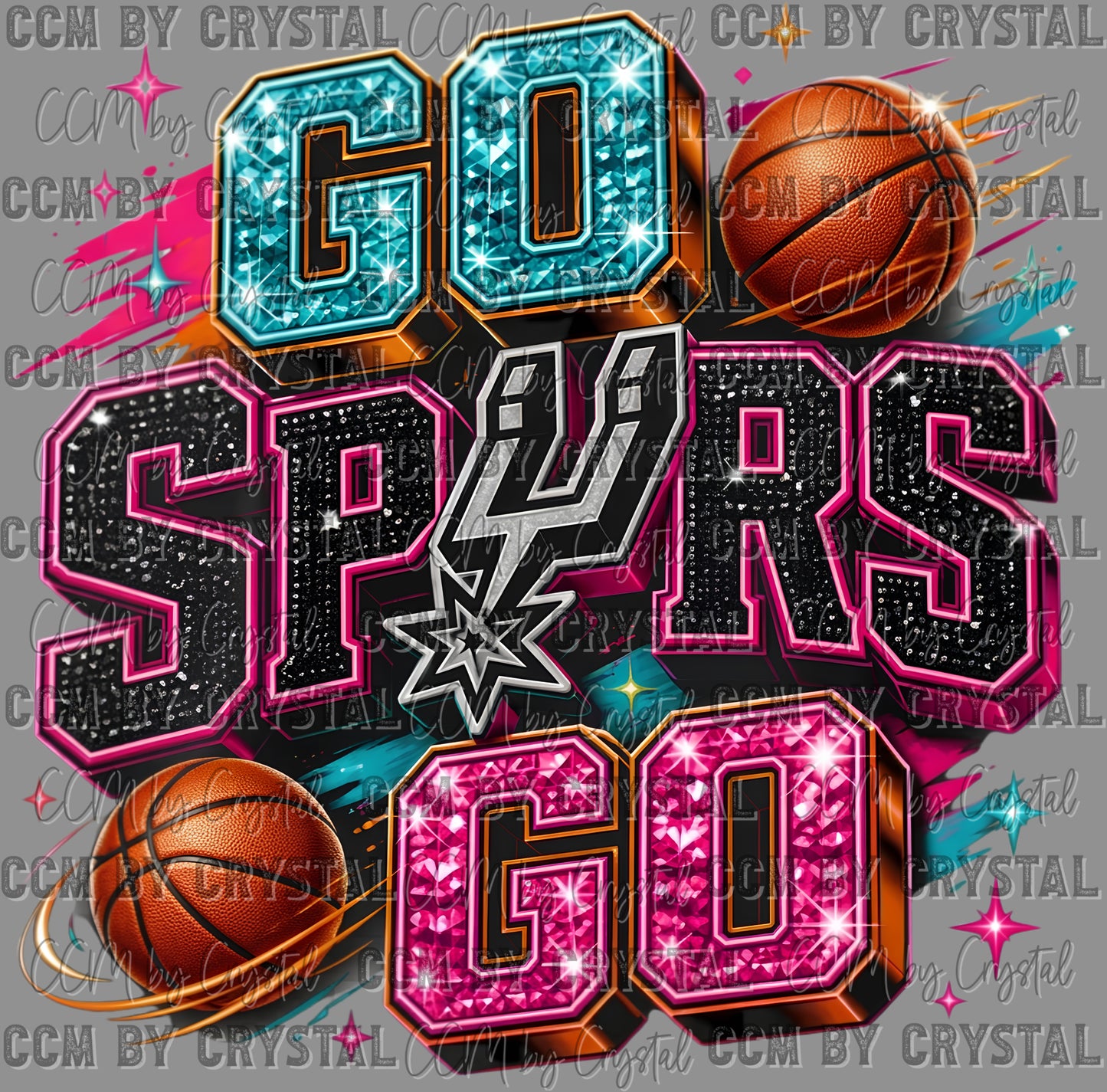 SAS Go Go Basketball Ready to Press DTF Transfers Sublimation Transfers