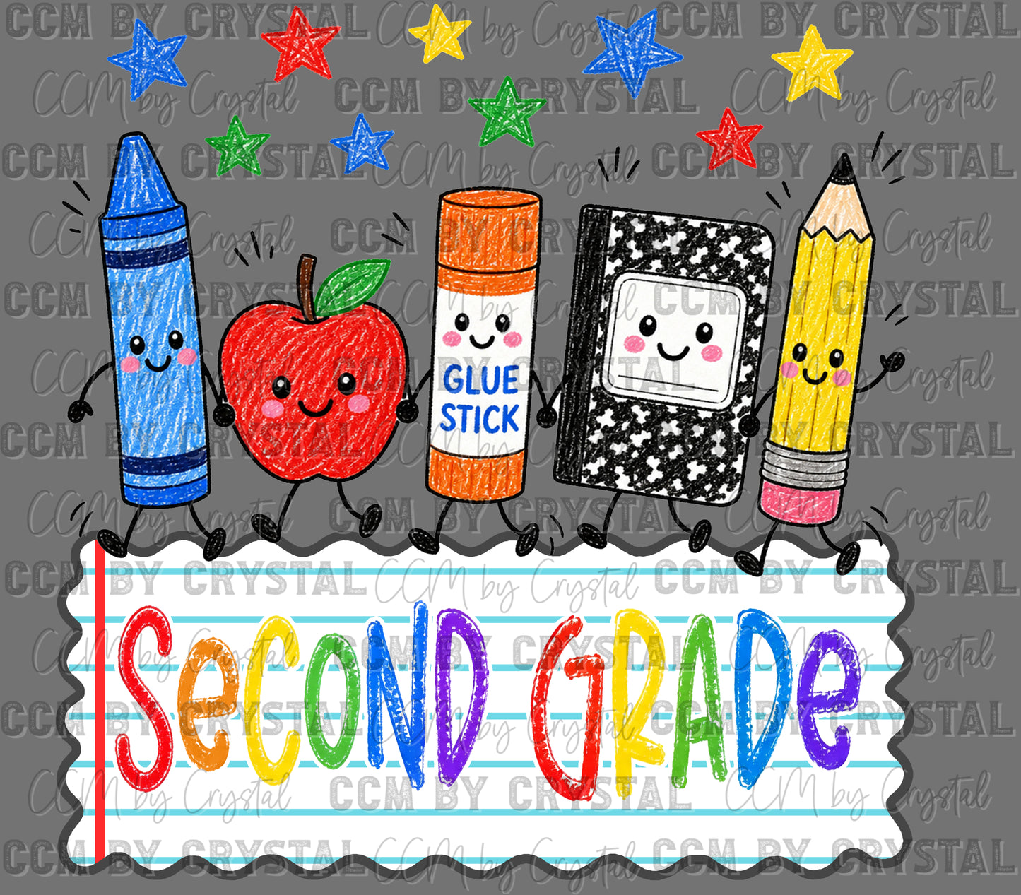 2nd Second Back to School Ready to Press DTF Transfers Sublimation Transfers