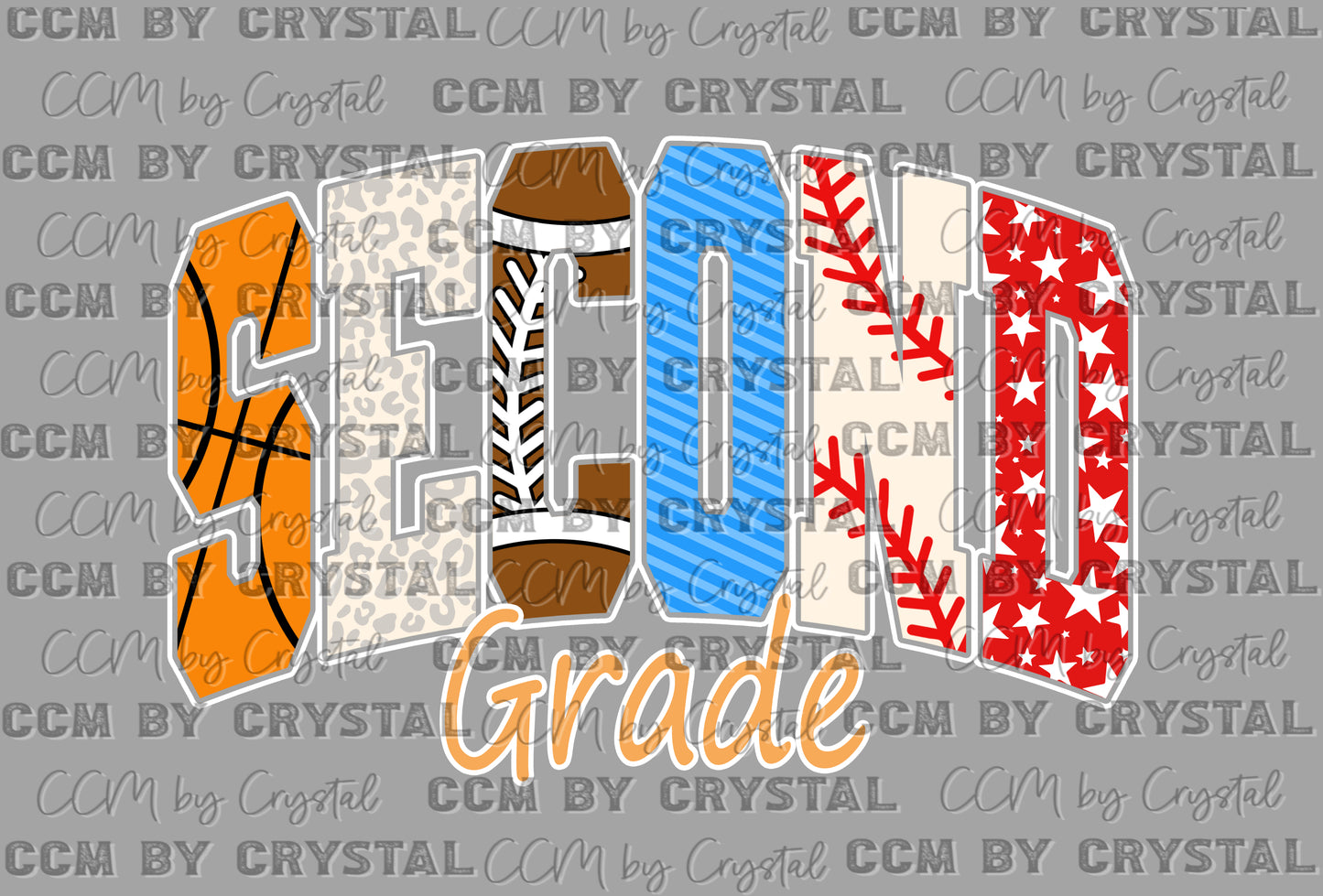 Second Grade Back to School Sports Ready to Press Transfer DTF Transfer
