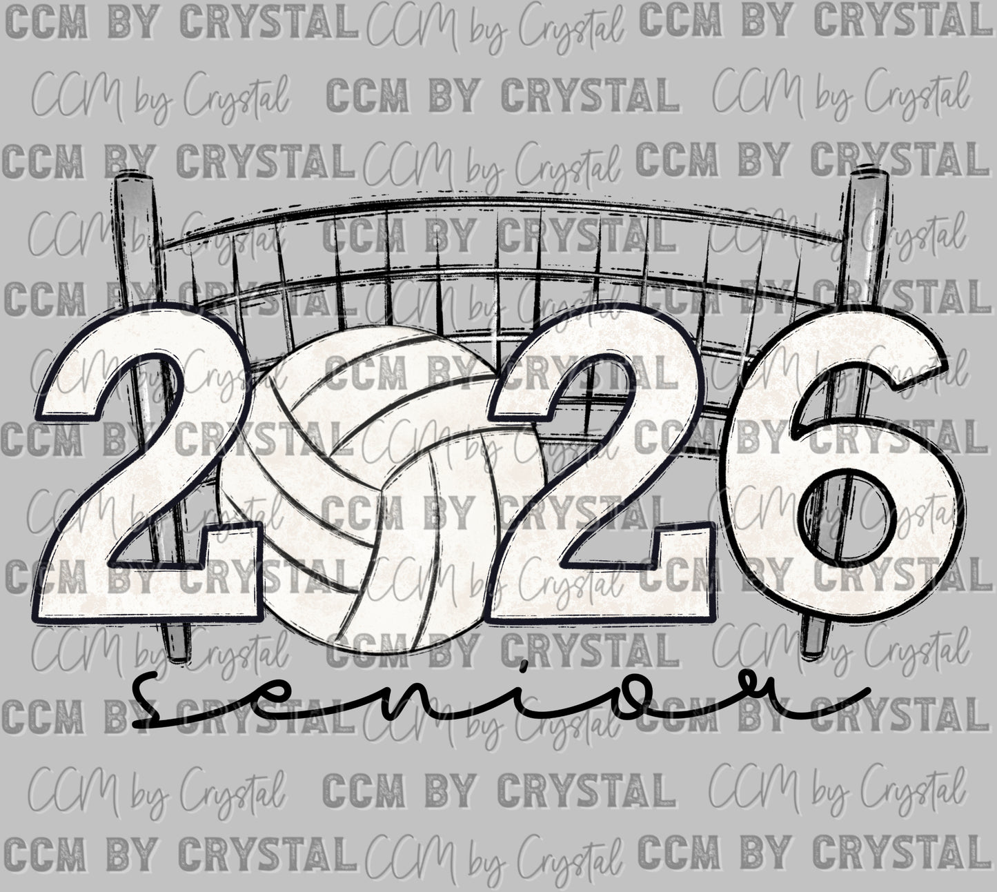 2026 Volleyball Senior Ready to Press Transfer DTF Transfer Sublimation Transfer