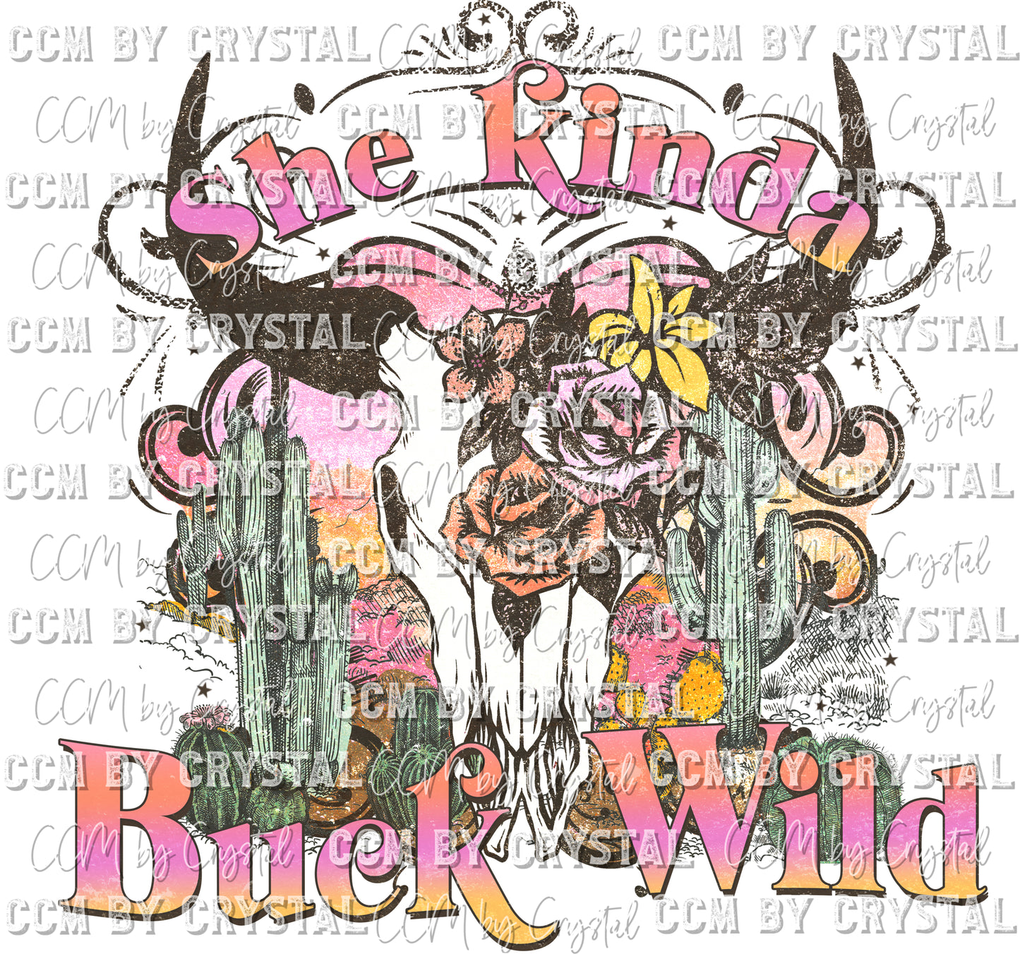 She's Kinda Buck Wild Ready to Press Transfer