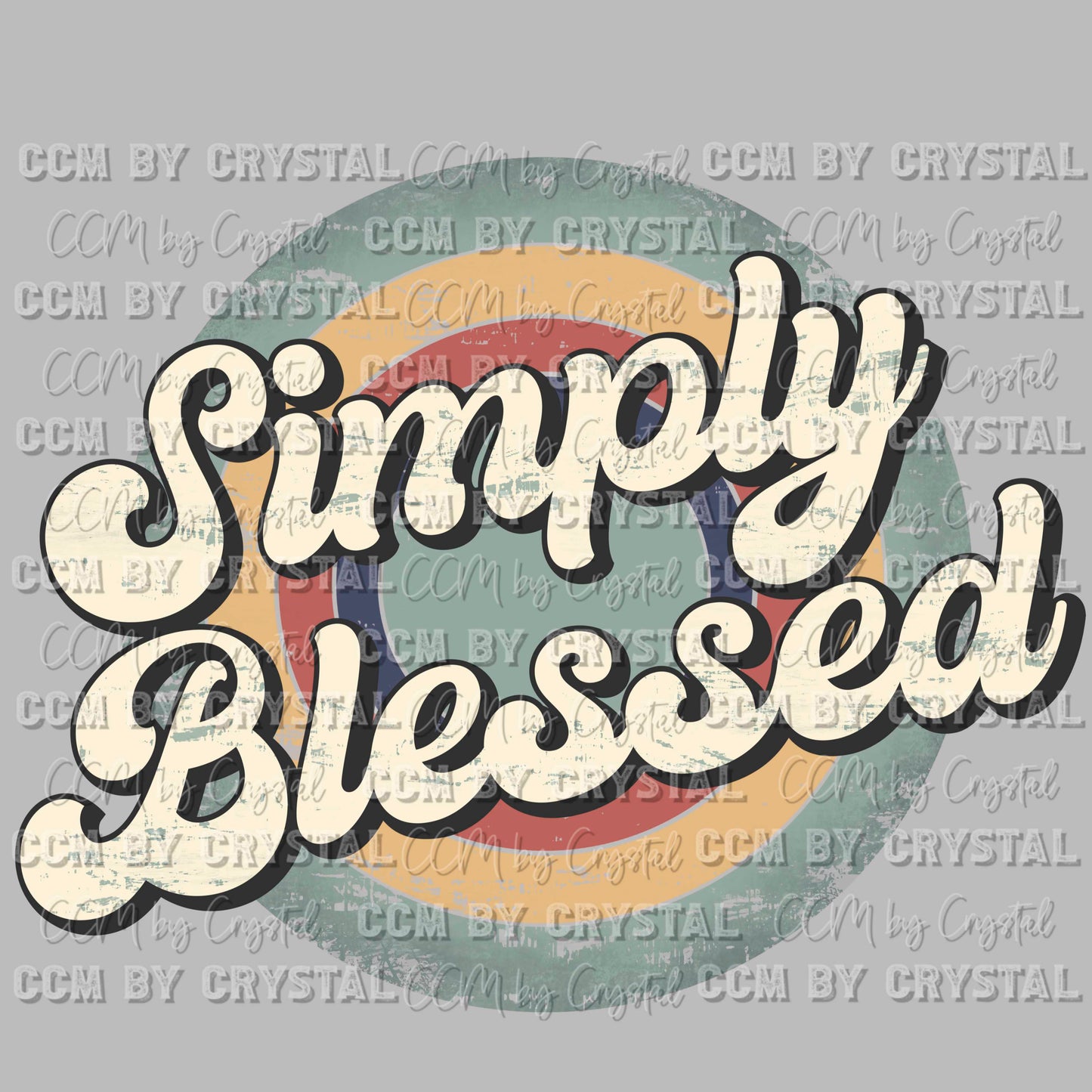 Simply Blessed Ready to Press Transfer