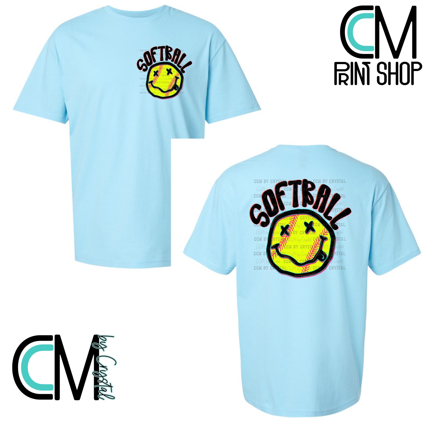 Softball Retro T Shirt