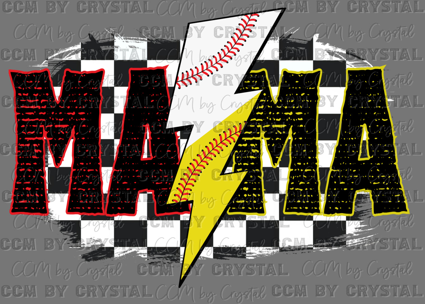 Baseball Softball Mama Ready to Press Transfer DTF Transfer Sublimation Transfer