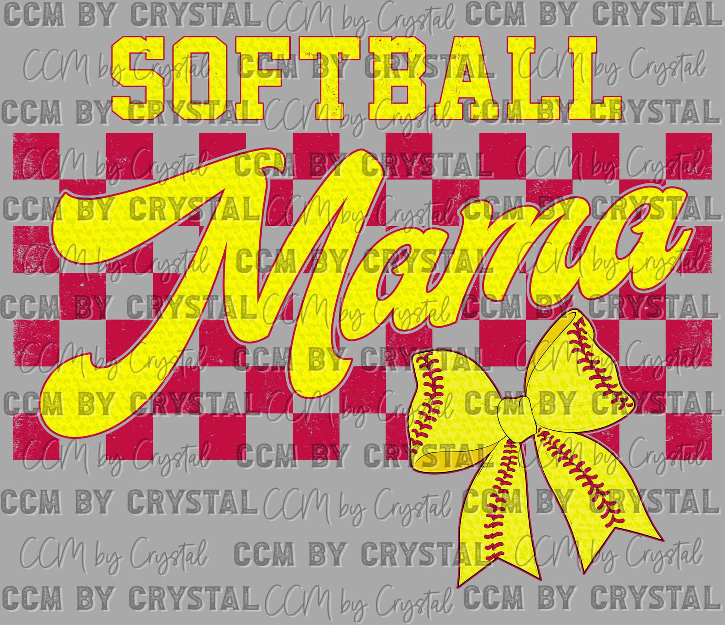 Softball Mama Ready to Press Transfer DTF Transfer Sublimation Transfer