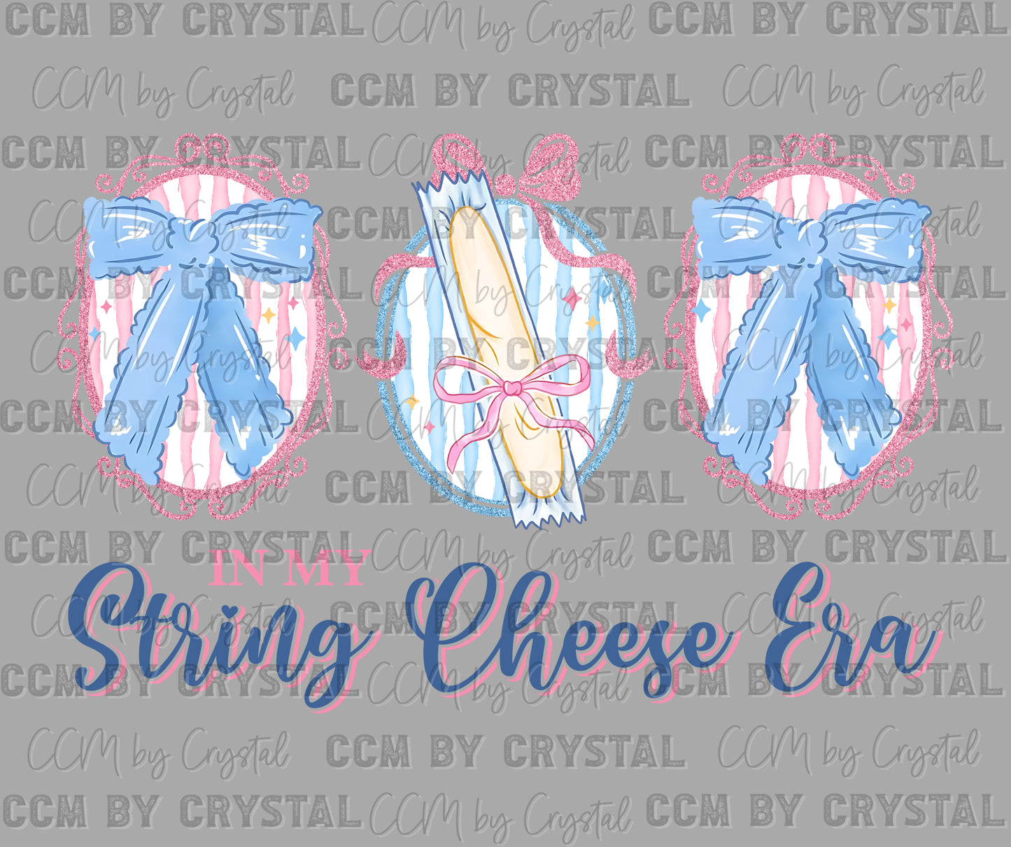 In my String Cheese Era Ready to Press Instant Peel DTF Transfers Sublimation Transfers