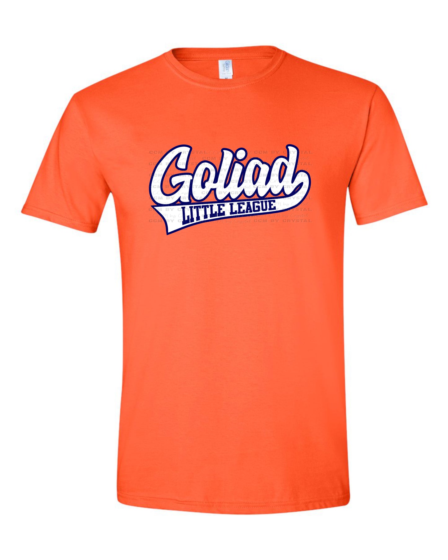 Goliad LL T-Ball Orange/Navy T-Shirt