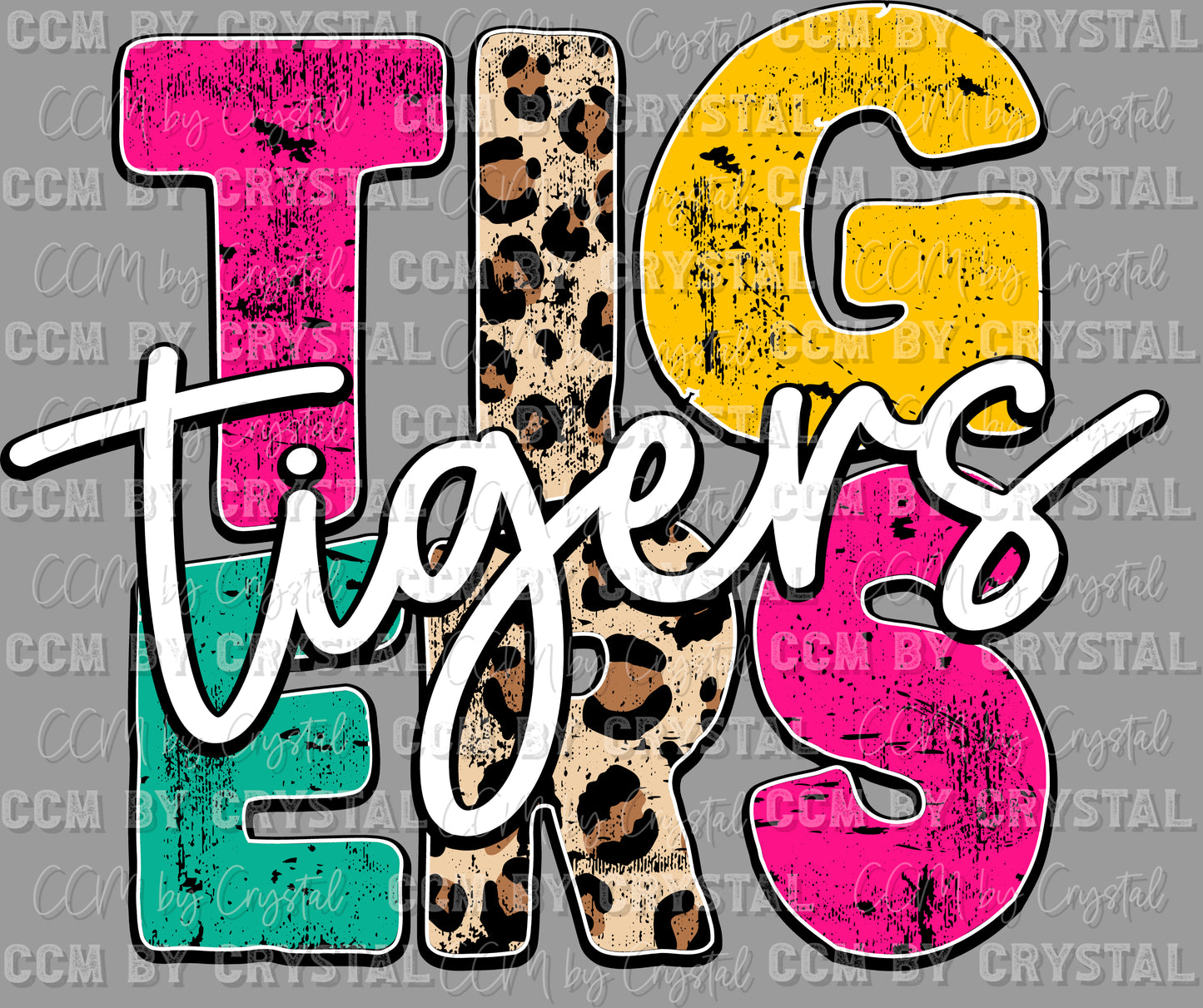 Tigers Ready to Press Transfer DTF Transfer Sublimation Transfer