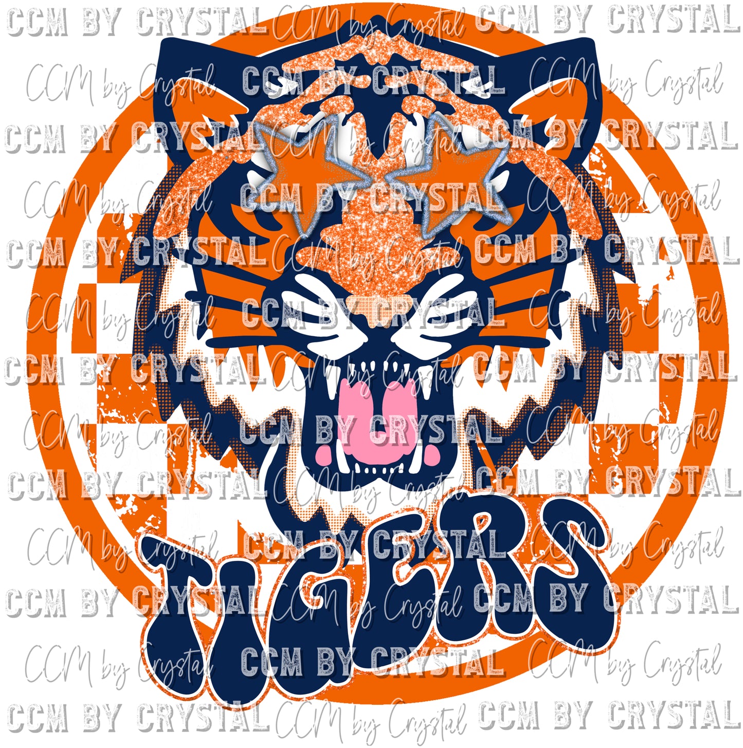 Tigers Orange and Navy Ready to Press Transfer
