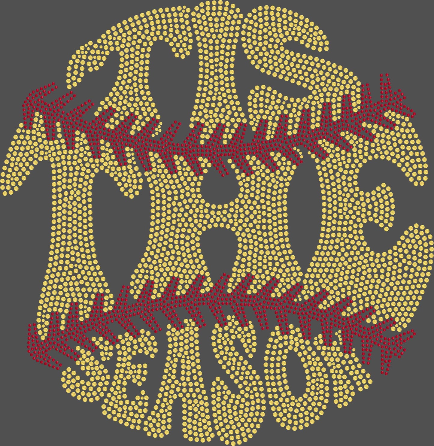 Tis the Season Baseball Softball 11" Spangle Transfer Bling Ready to Press Transfer Sparkle Transfer