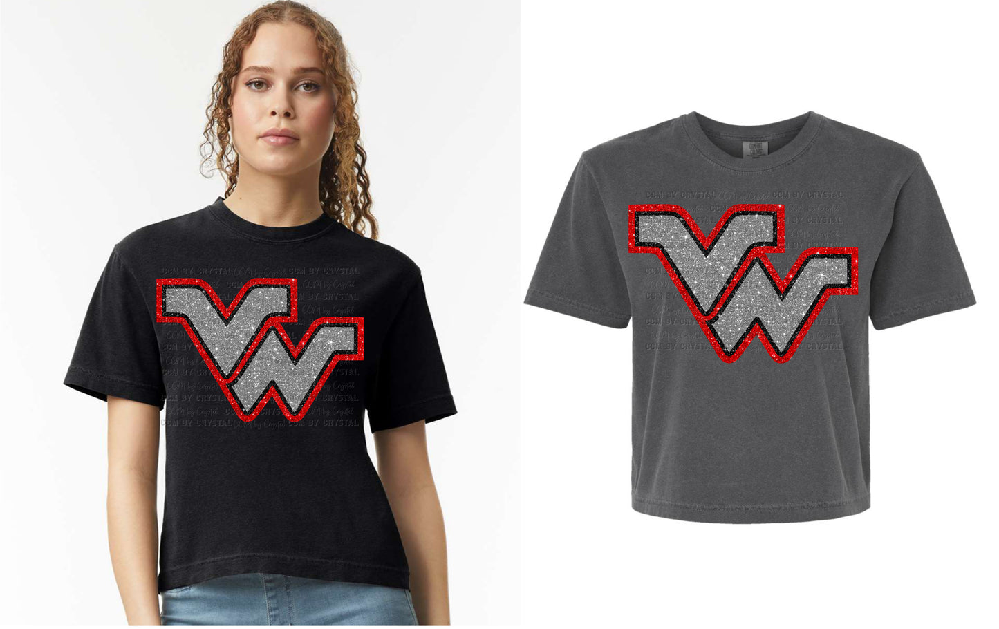 Victoria West Warriors Cropped Comfort Colors T-Shirt