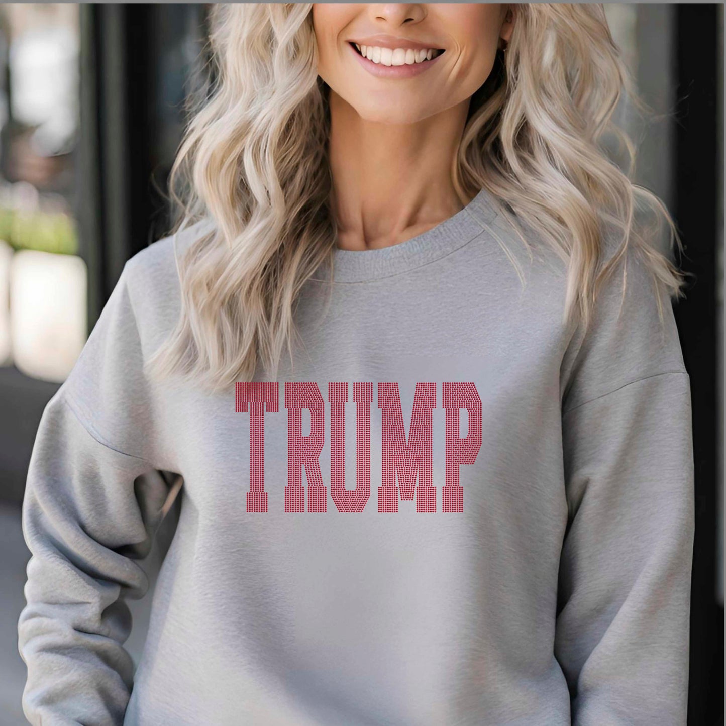 Trump 11" 1-Color Ready to Press Spangle Transfer Bling Transfer Sparkle Transfer