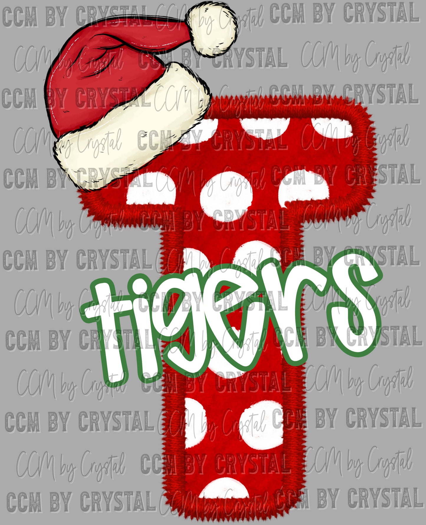 T Tigers Christmas Ready to Press Transfer DTF Transfer Sublimation Transfer