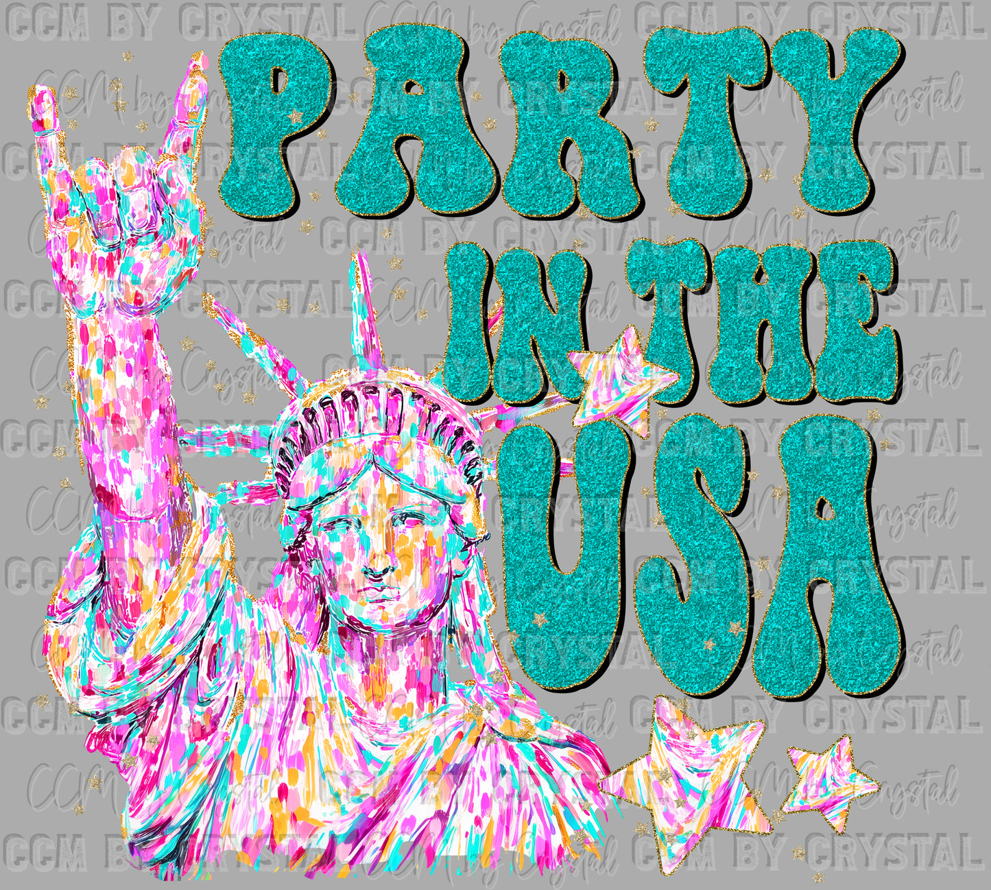 USA 4th of July Patriotic DTF Transfer Sublimation Transfer