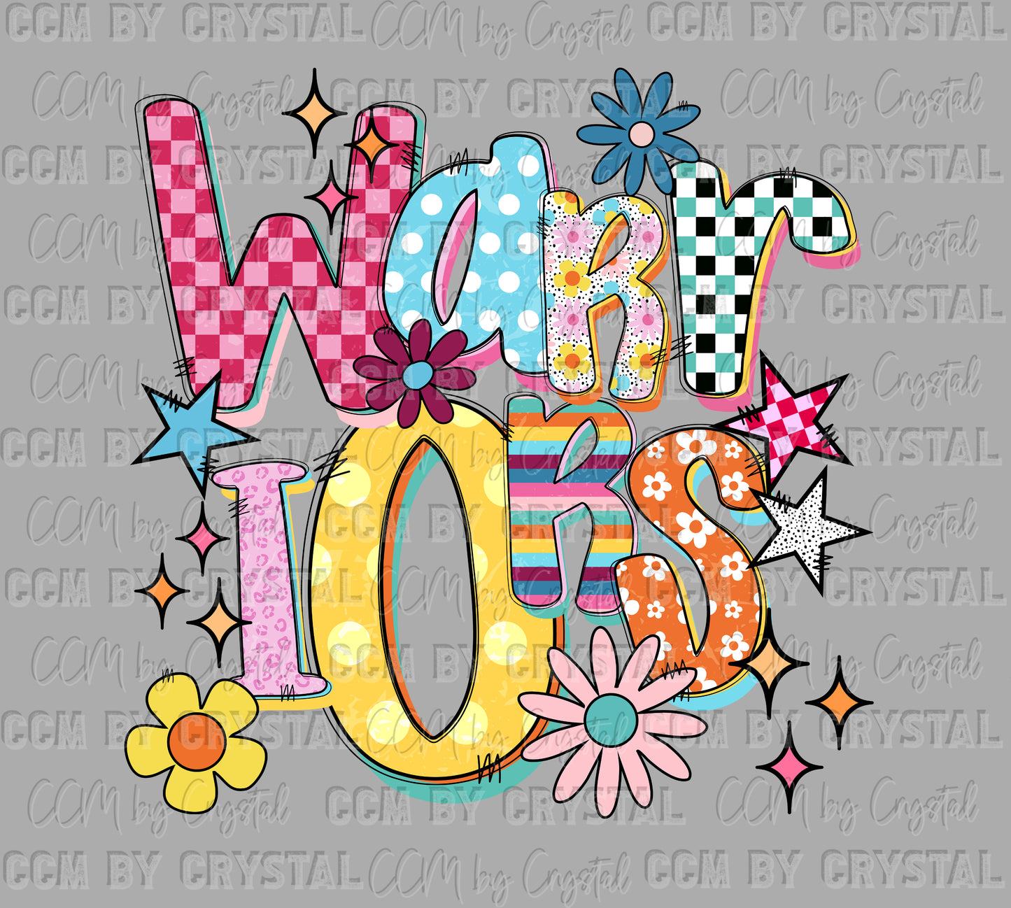 Warriors Funky DTF Transfer Sublimation Transfer