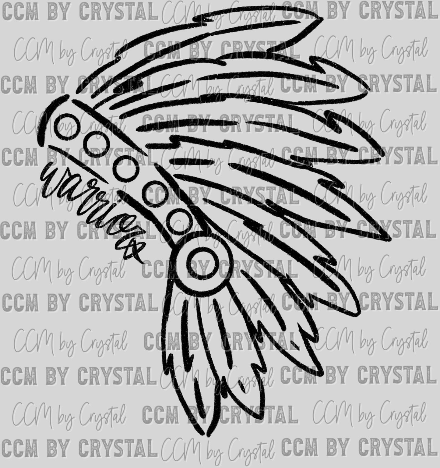 Warriors Doodle Ready to Press Transfer DTF Transfer Sublimation Transfer