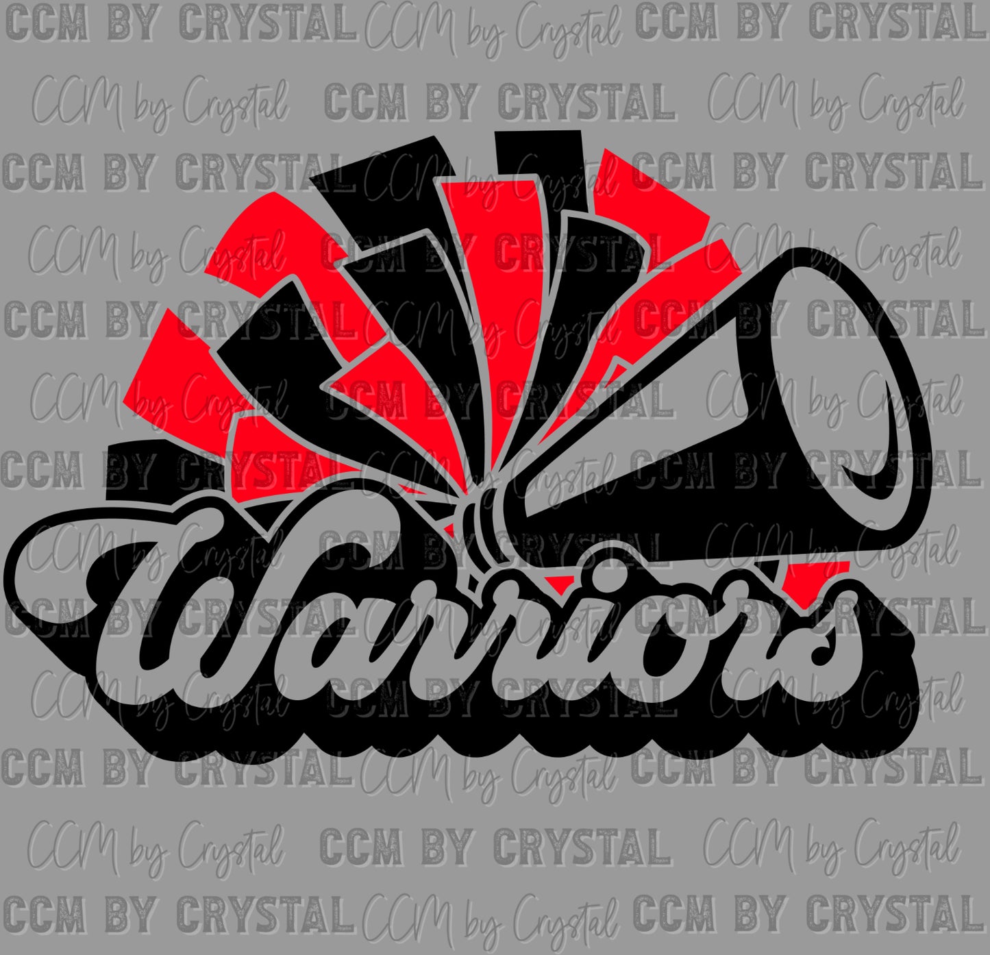 Warriors Cheer Ready to Press Transfer DTF Transfer Sublimation Transfer